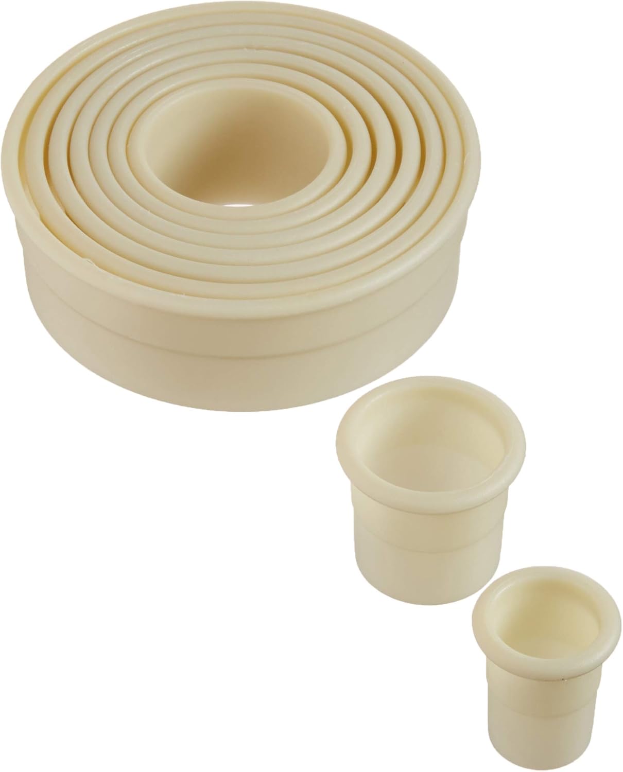 Mercer Culinary 9-Piece Round Cookie Cutter Set 1