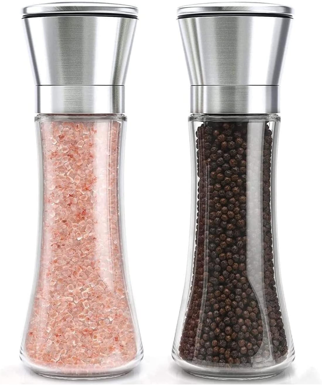 TIANYUU Salt Pepper Grinder Set with Adjustable Coarseness 1