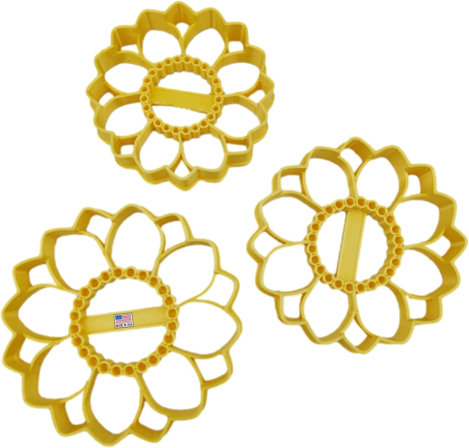 Hearts Treasure Sunflower Cookie Cutters 3 Pack 1