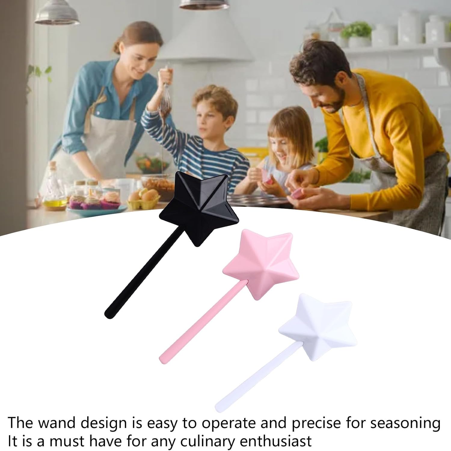 3PCS Star Salt and Pepper Shakers Set