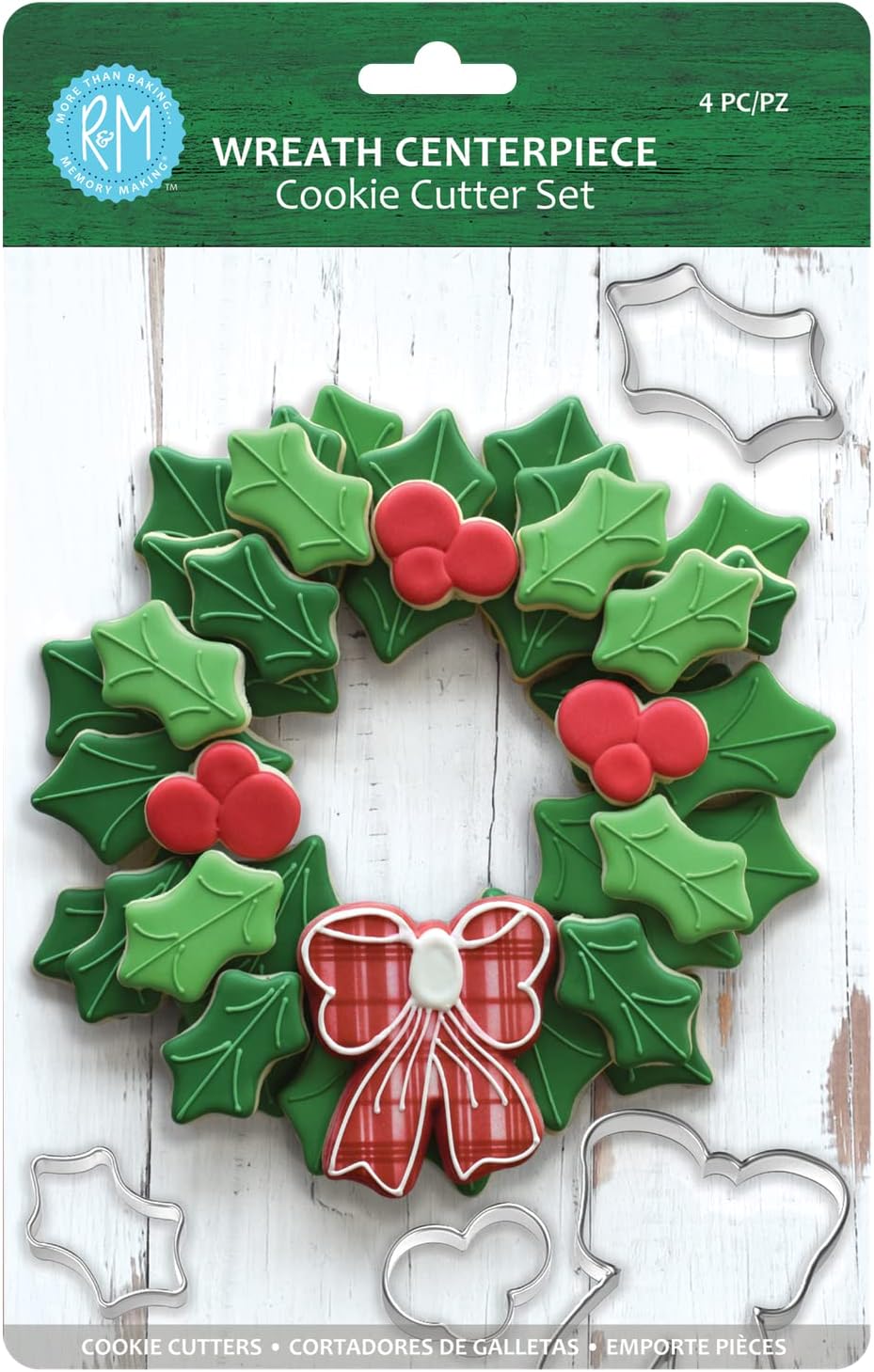 RM 4-Piece Christmas Cookie Cutters Set