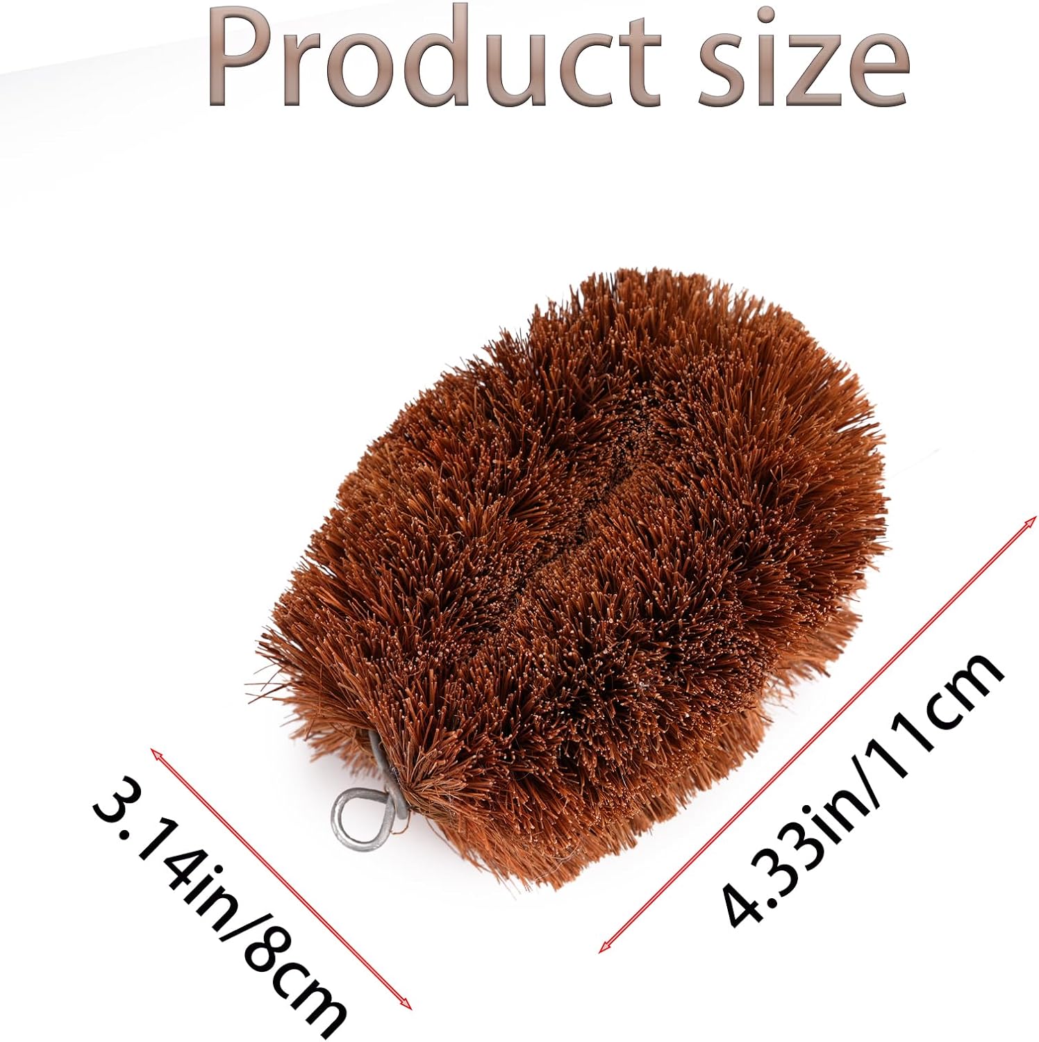 Vegetable Scrub Brush - Eco-Friendly Coconut Fiber 1