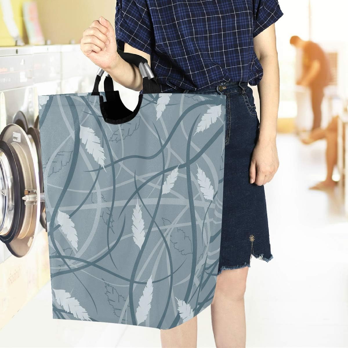 Visesunny Foldable Laundry Hamper with Handles