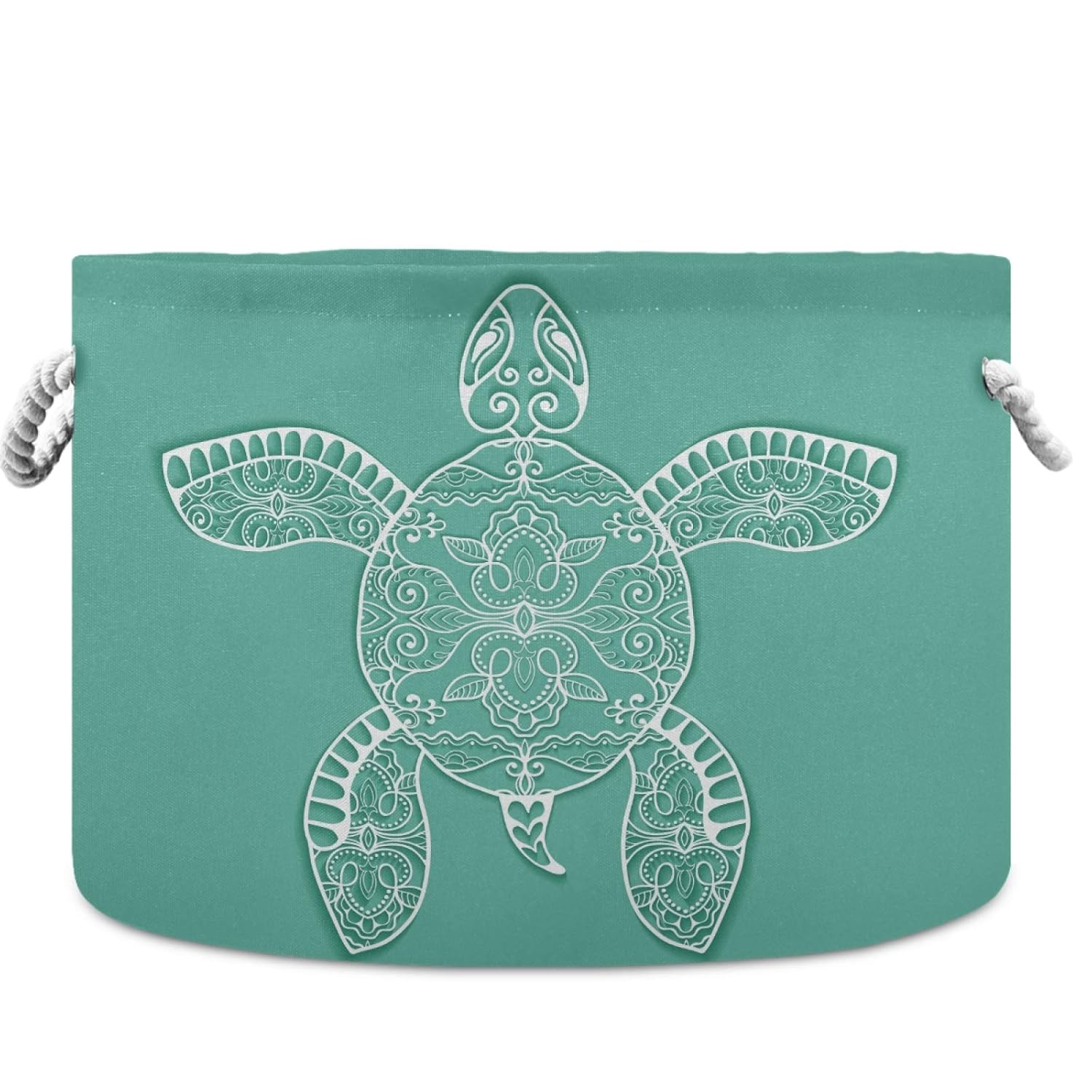 visesunny Collapsible Laundry Basket with Turtle Design