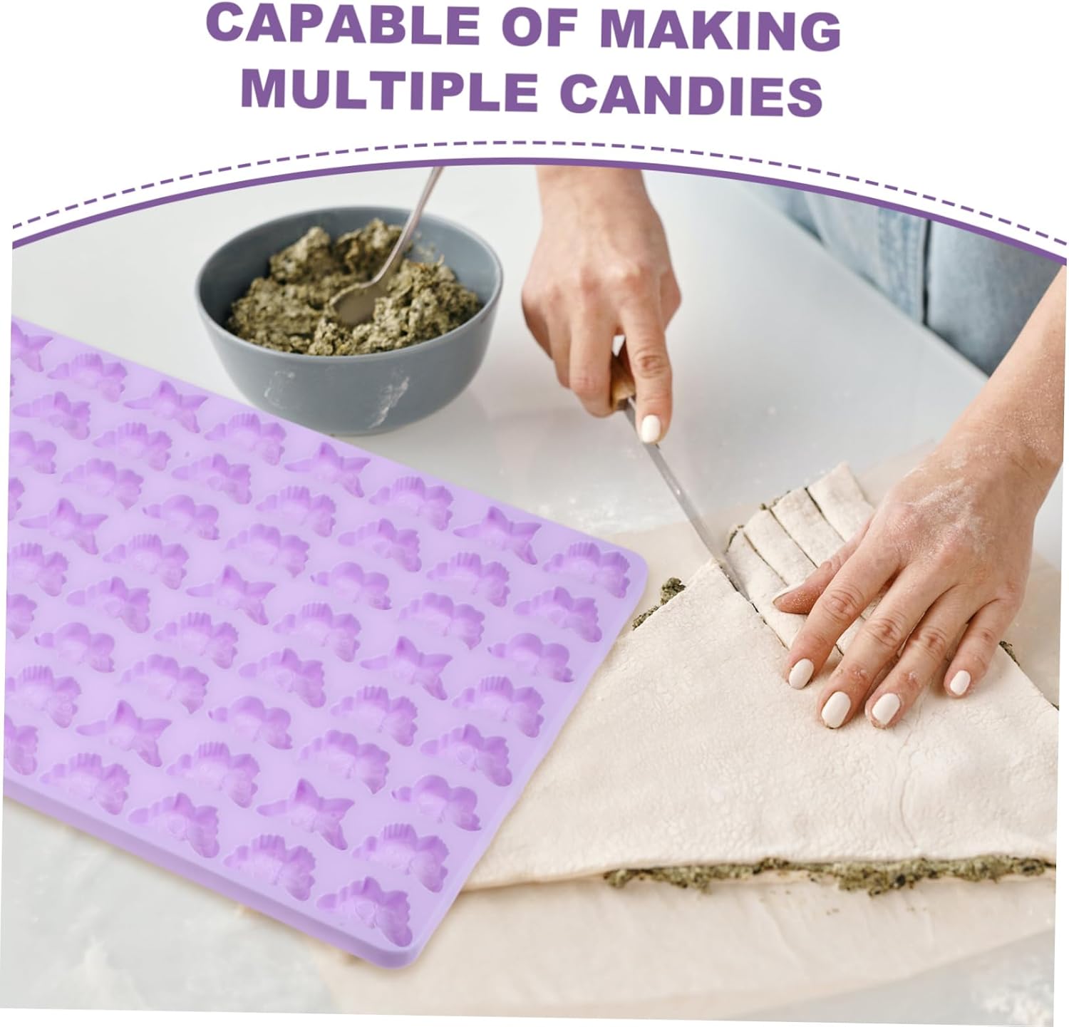 SHOWERORO Butterfly Cookie Molds Reusable Silicone Baking Set