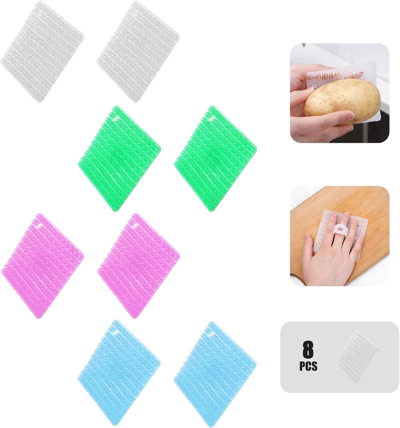 Shaoduoli Vegetable Cleaning Brush 8pcs Set