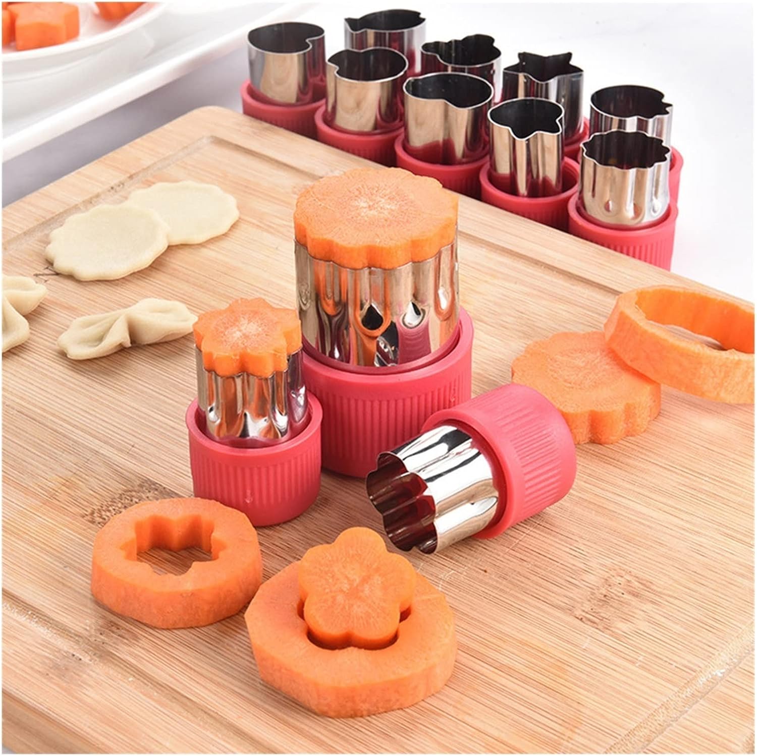 PuciO Cookie Mold Set of 12 Stainless Steel Cutters 1