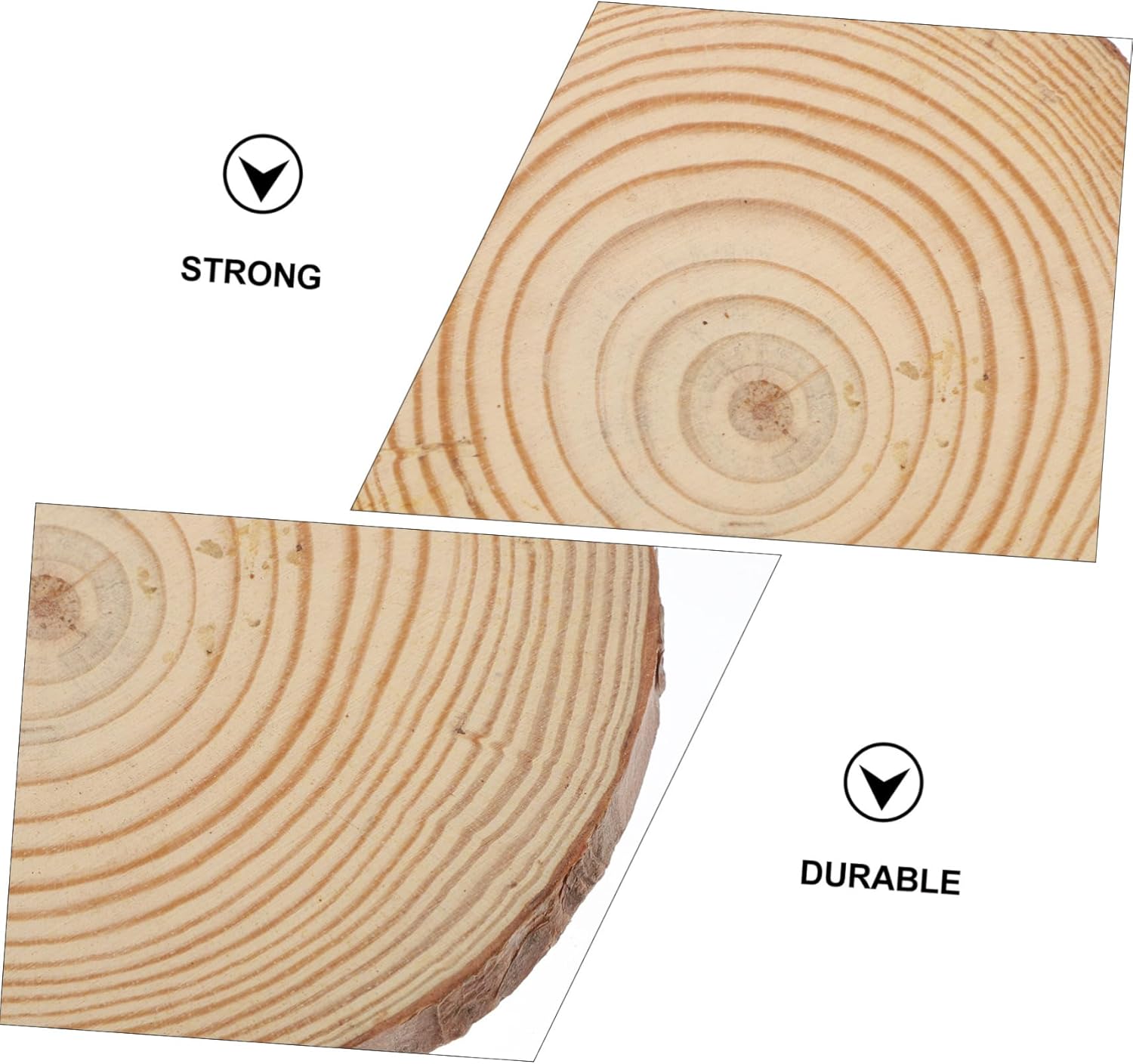 MAGICLULU 9 Pcs Wooden Coasters with Scented Candle Holders
