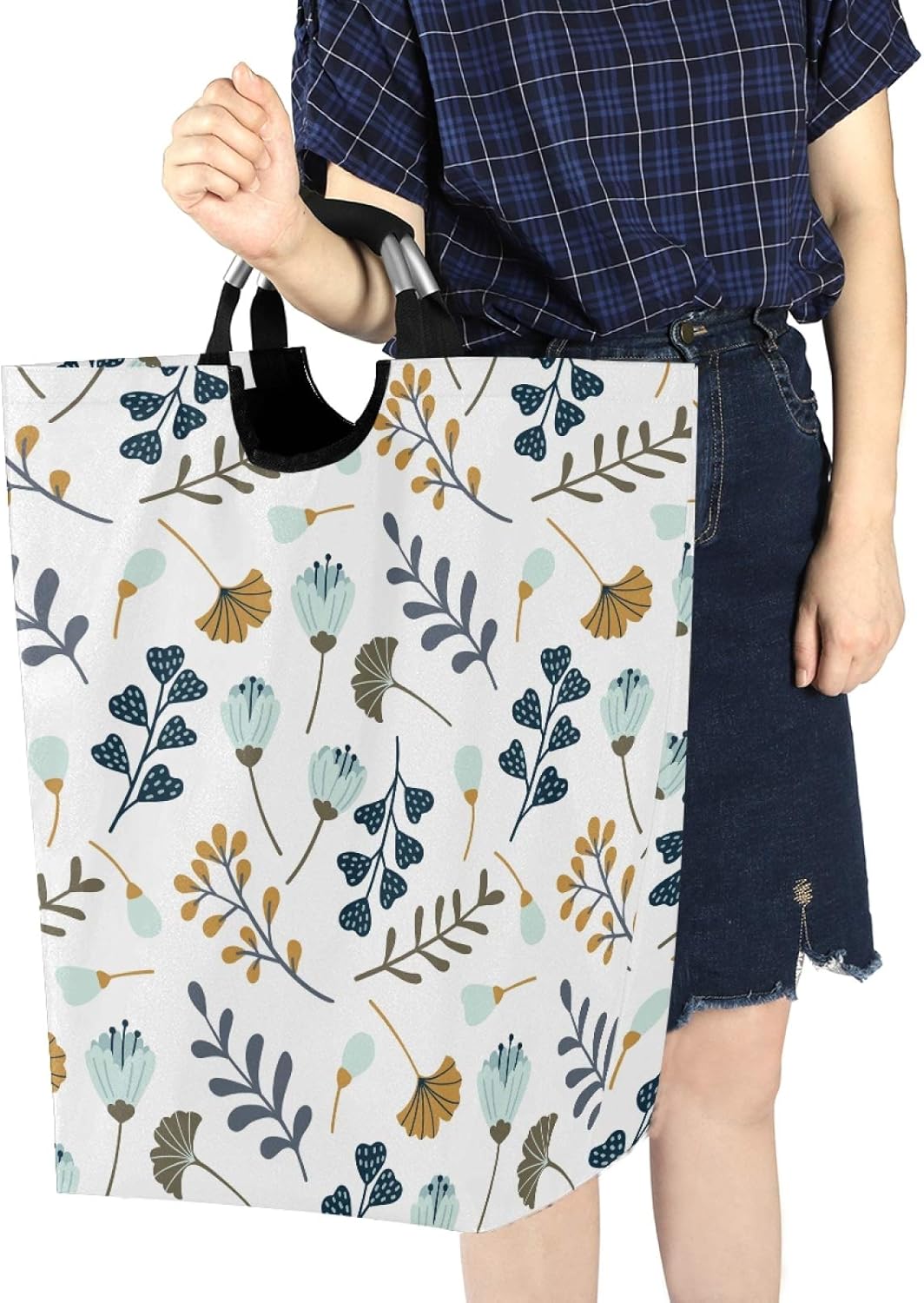 Susiyo Foldable Laundry Basket with Handles and Waterproof Design 1