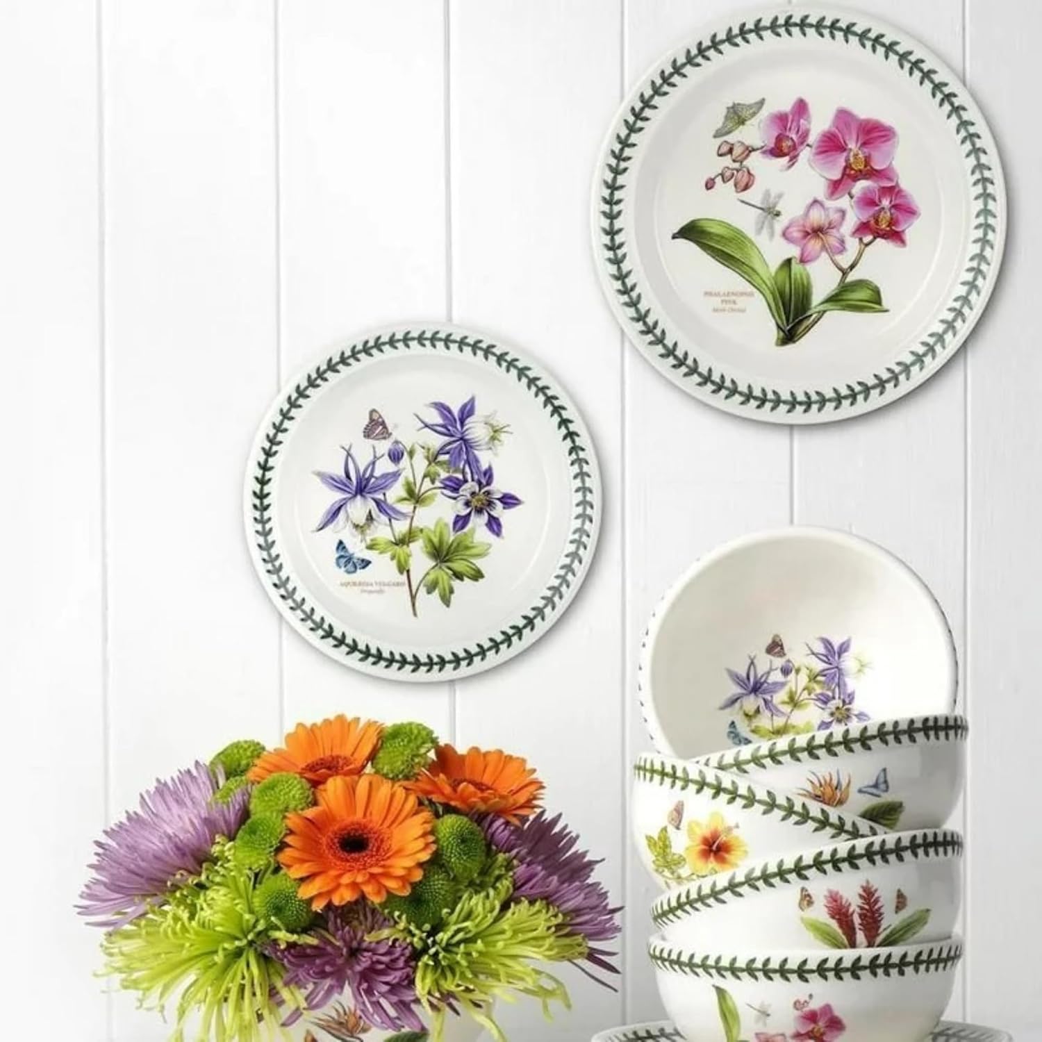 Portmeirion Botanic Garden Dinner Plates Set of 6
