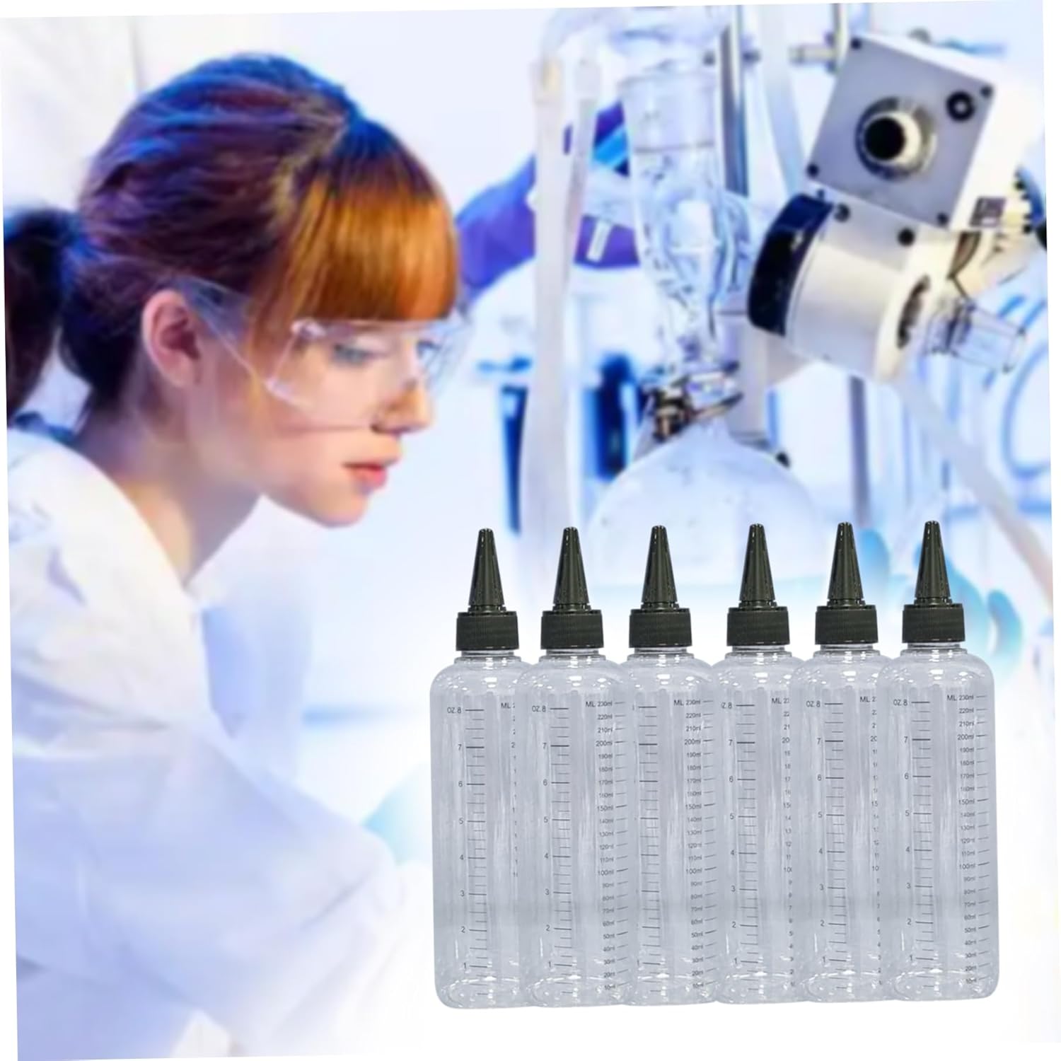 Womsclo 12PCS 250ml Condiment Spray Bottles