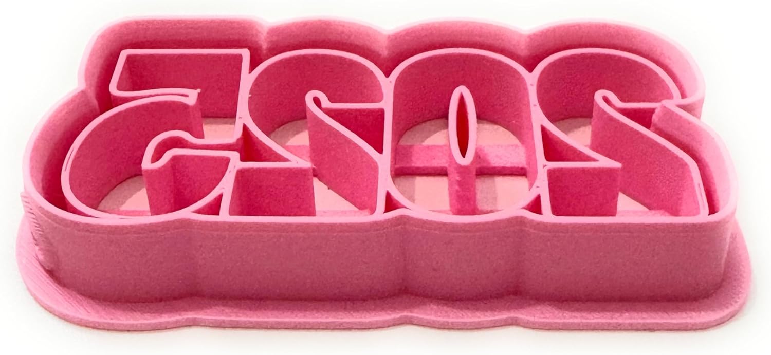 T3D Cookie Cutter Number 2025 for Biscuits Cakes Fondant