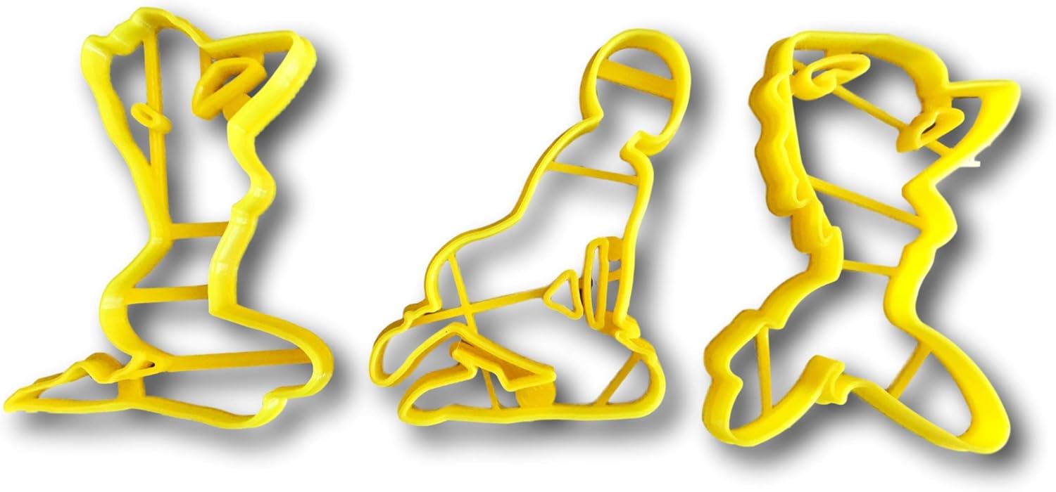 Arbi Design Club Dancers Cookie Cutters Set of 3 1