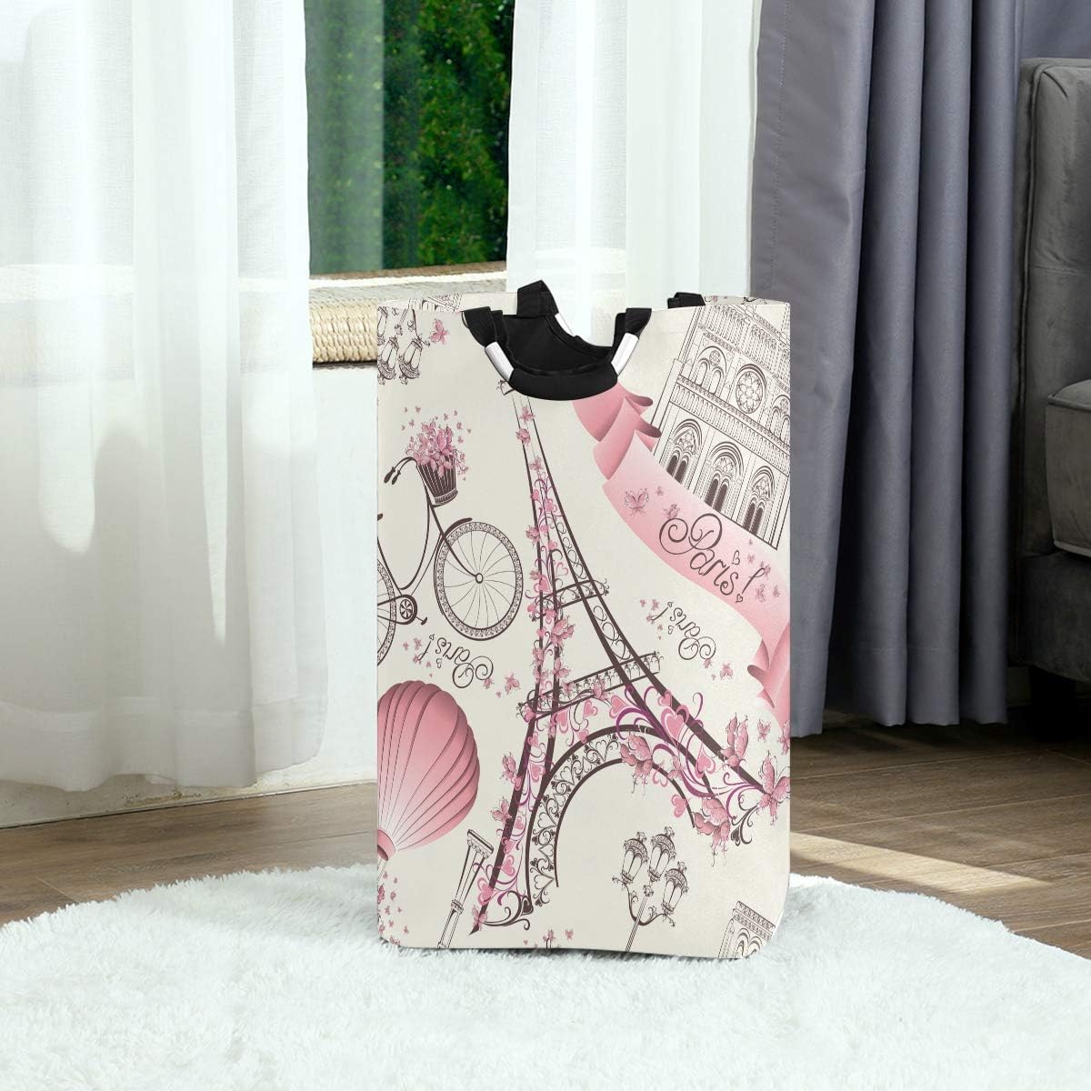 Susiyo Foldable Laundry Basket with Handles for Home Storage