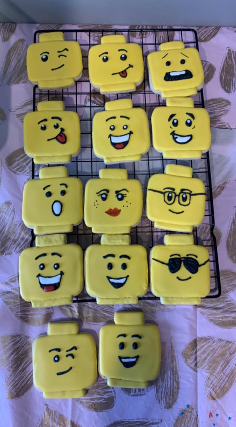 Mighty Gadget MG Detailed Toy Block Head Cookie Cutter 3-12 Inches