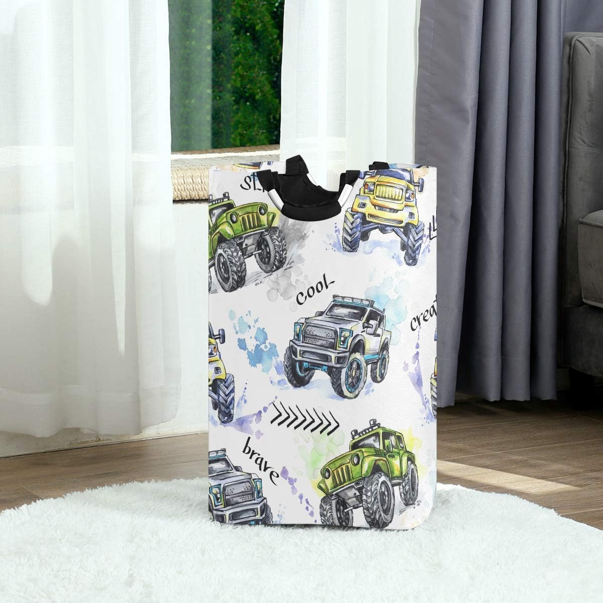 MOYYO Foldable Laundry Basket with Handles 1