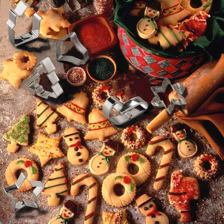 YXChome Christmas Cookie Cutter Set of 10 1