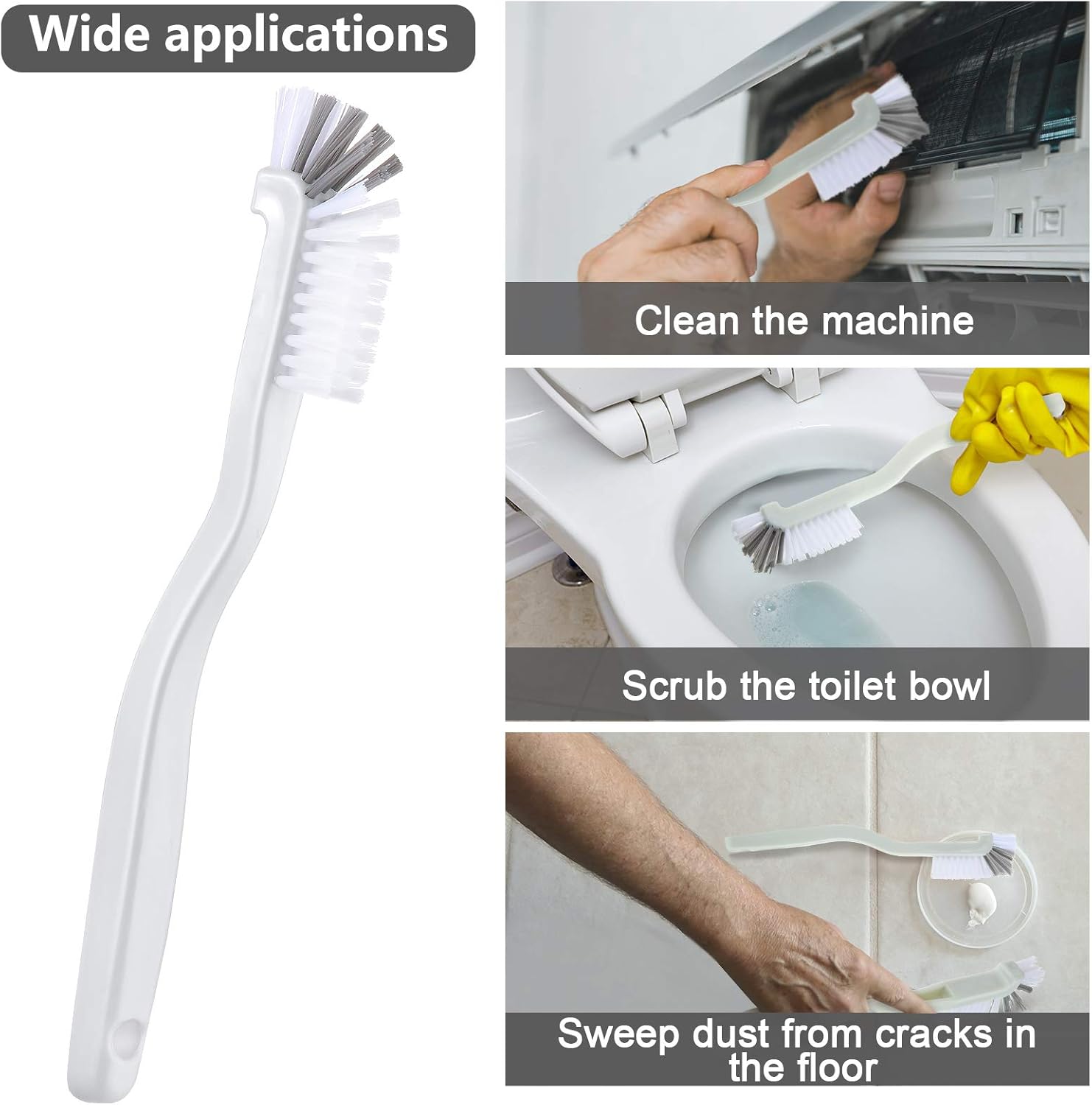 Patelai 4-Piece Cleaning Brush Set for Kitchen and Window