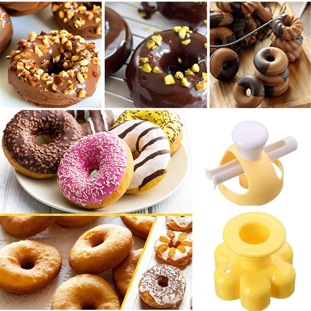UQUABESO Donut Cutters Set 2 Pack Baking Tools