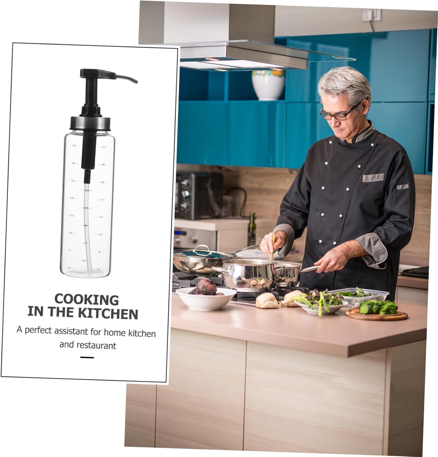 MAGICLULU 500ml Squeeze Sauce Press Bottle Black 1