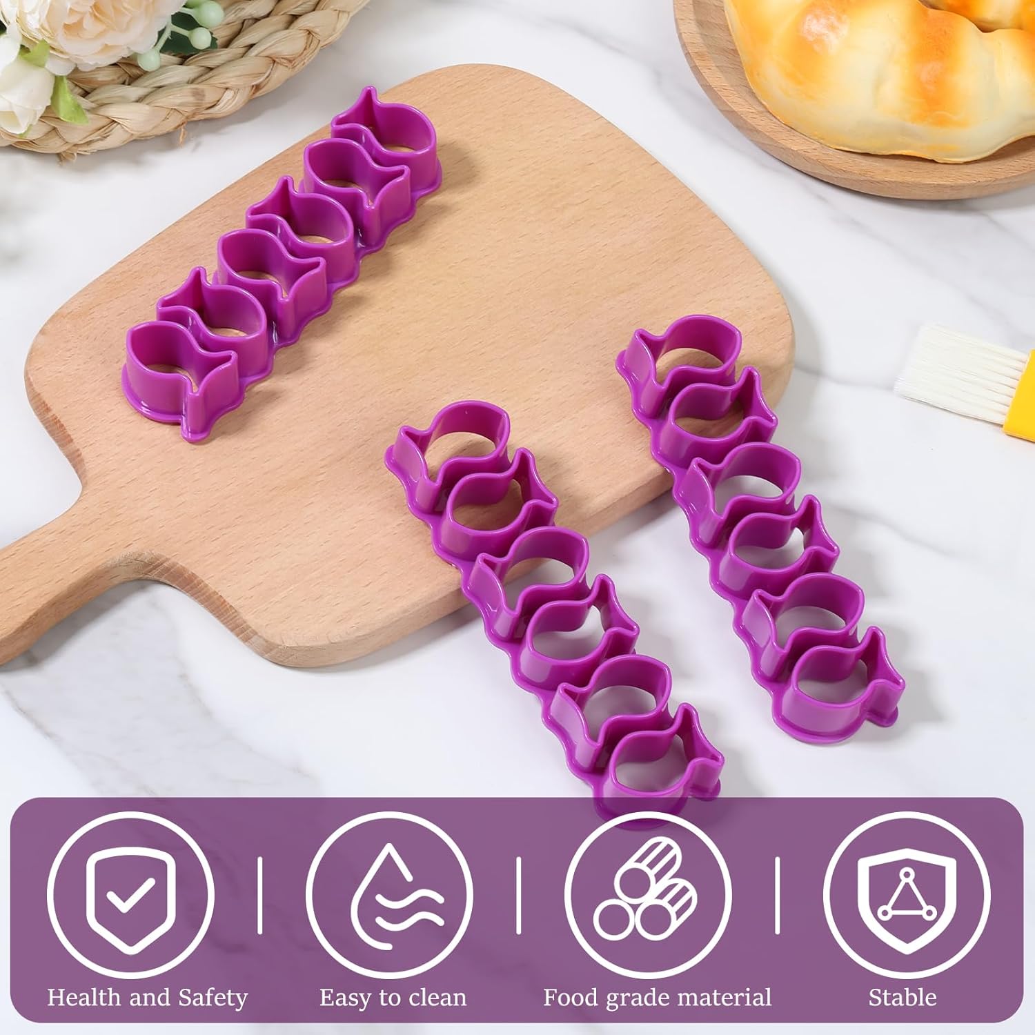 3Pcs Fish Cookie Cutter for Baking and Crafts