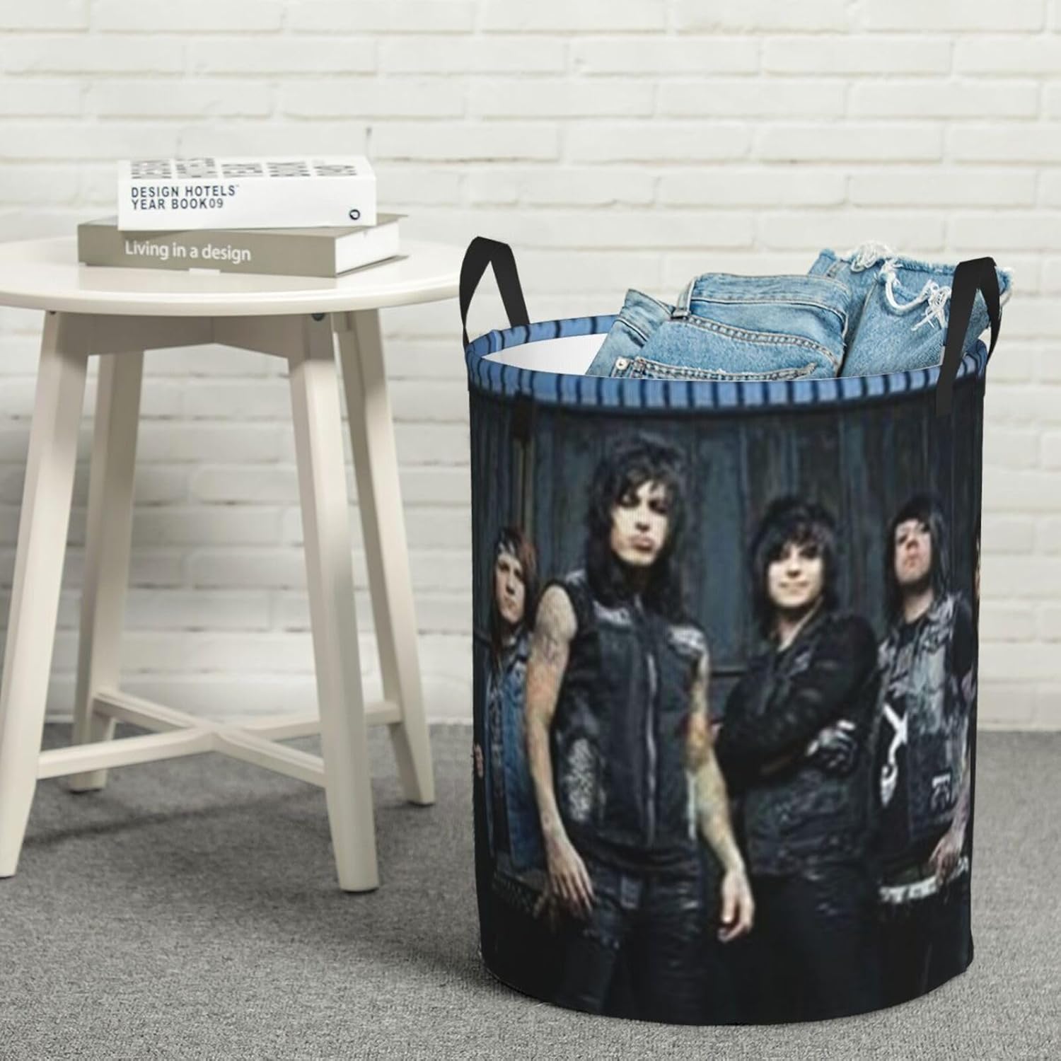 YGFDYH F-alling In Reverse Laundry Basket with Handles