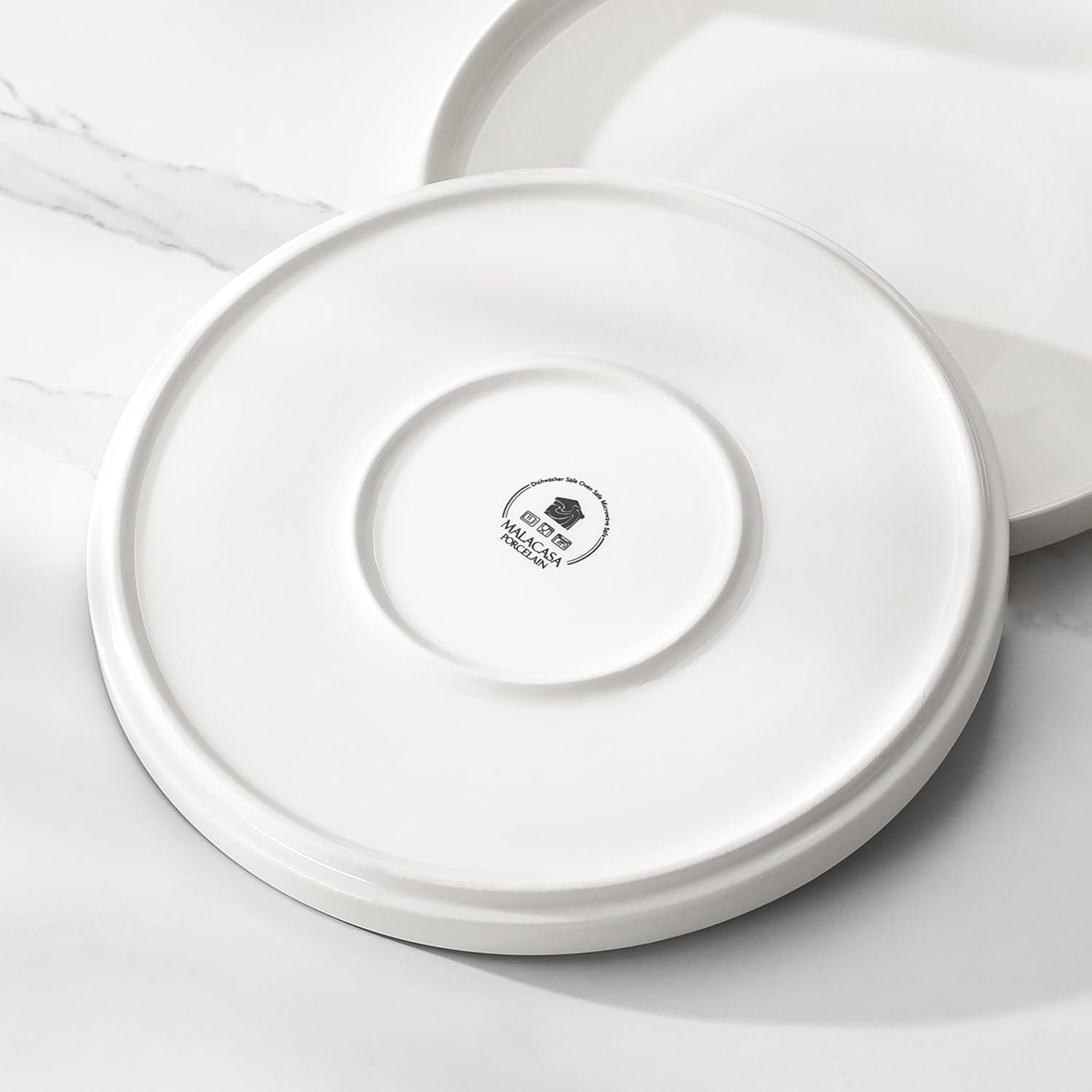 MALACASA 18Pcs LEAD-FREE Dinnerware Set for 6
