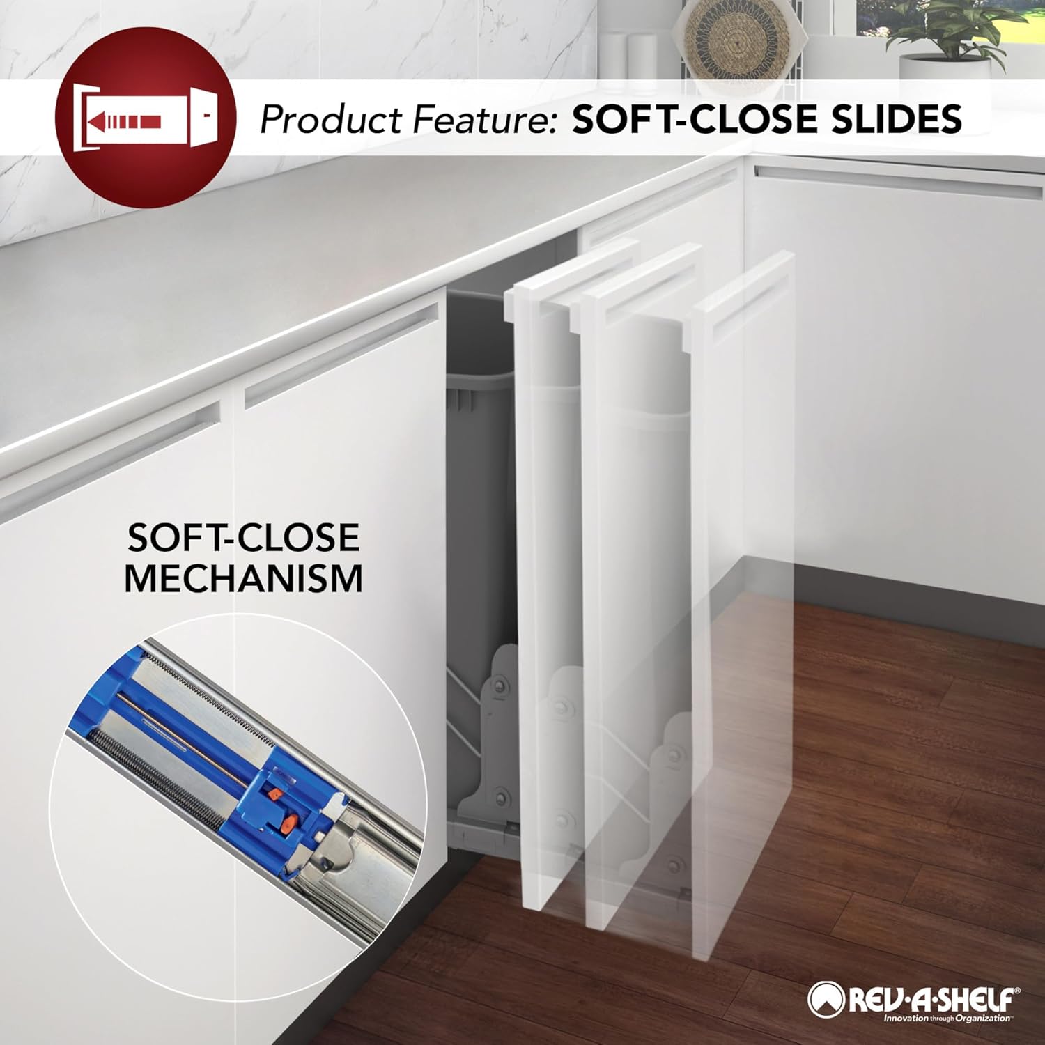 Rev-A-Shelf 11 Inch Base Pullout Cabinet Organizer