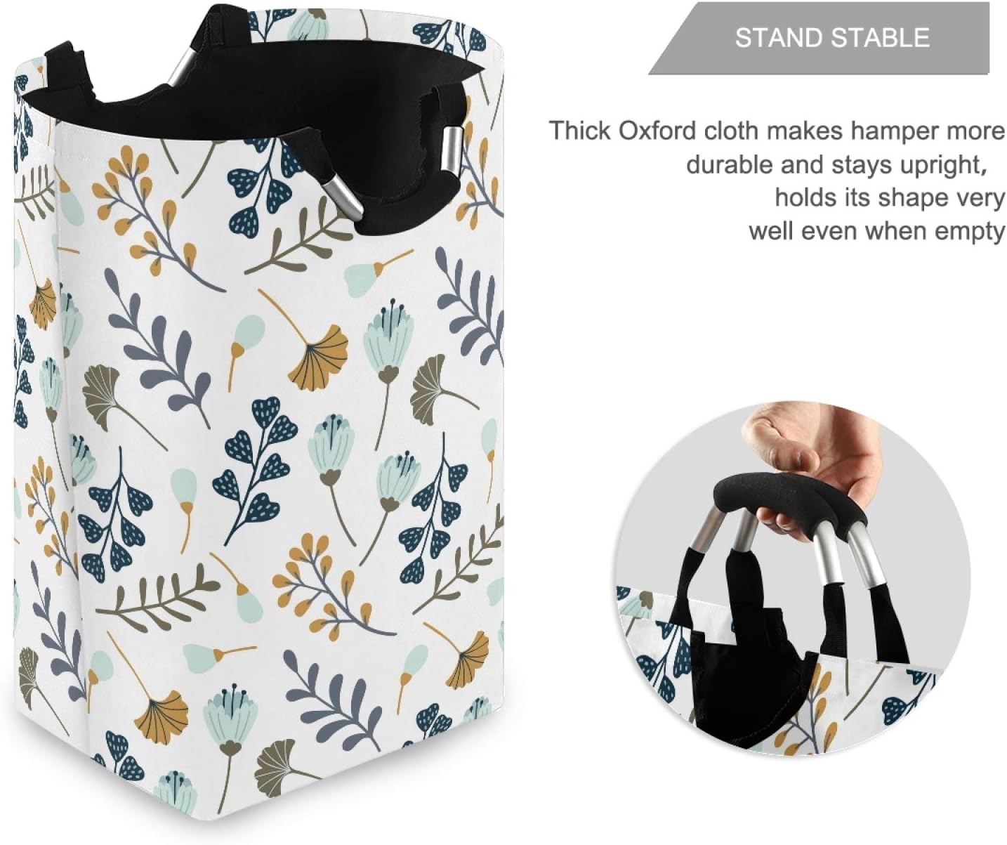 Susiyo Foldable Laundry Basket with Handles and Waterproof Design 1