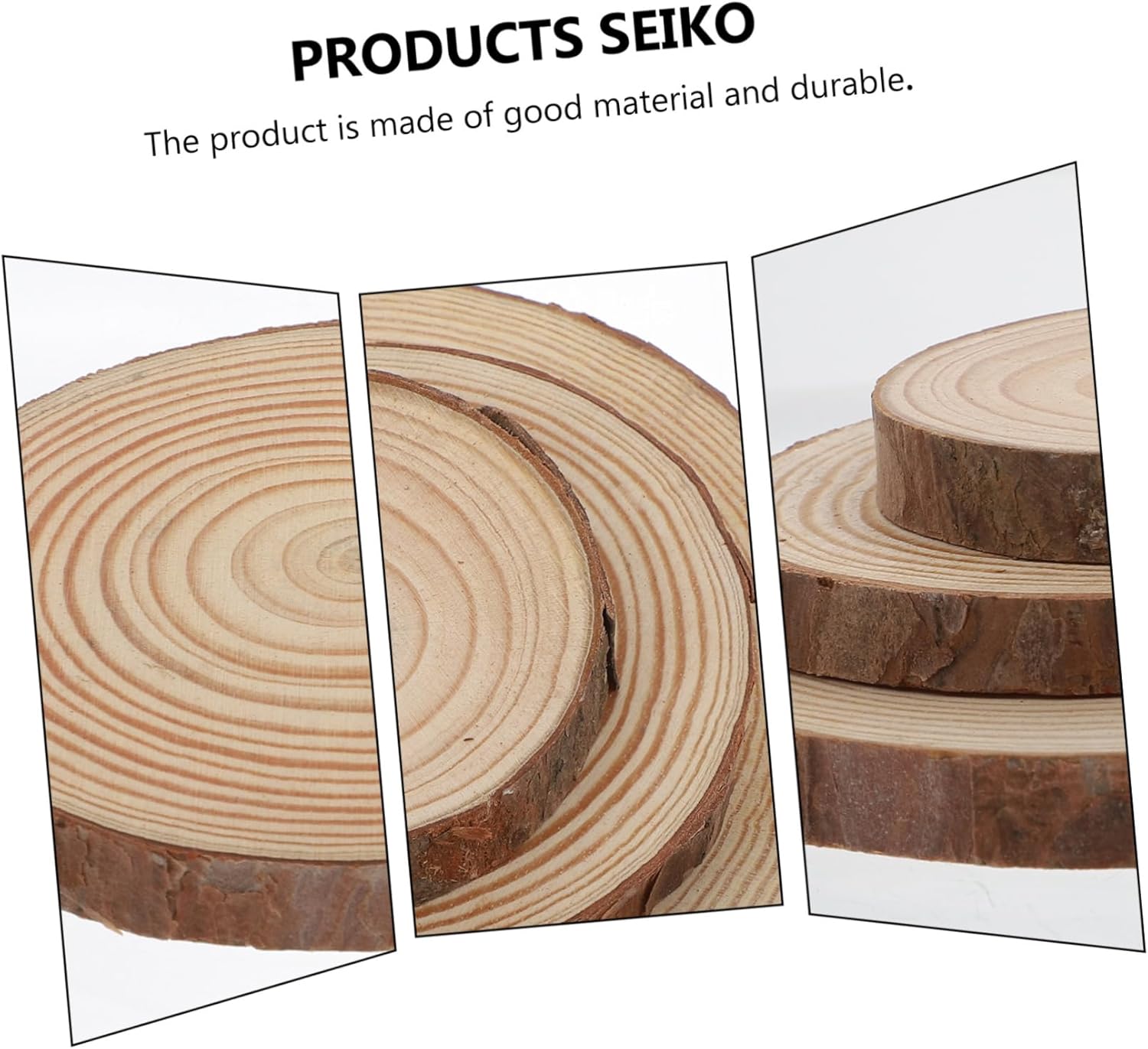 MAGICLULU 6 Pcs Scented Candle Wooden Coasters