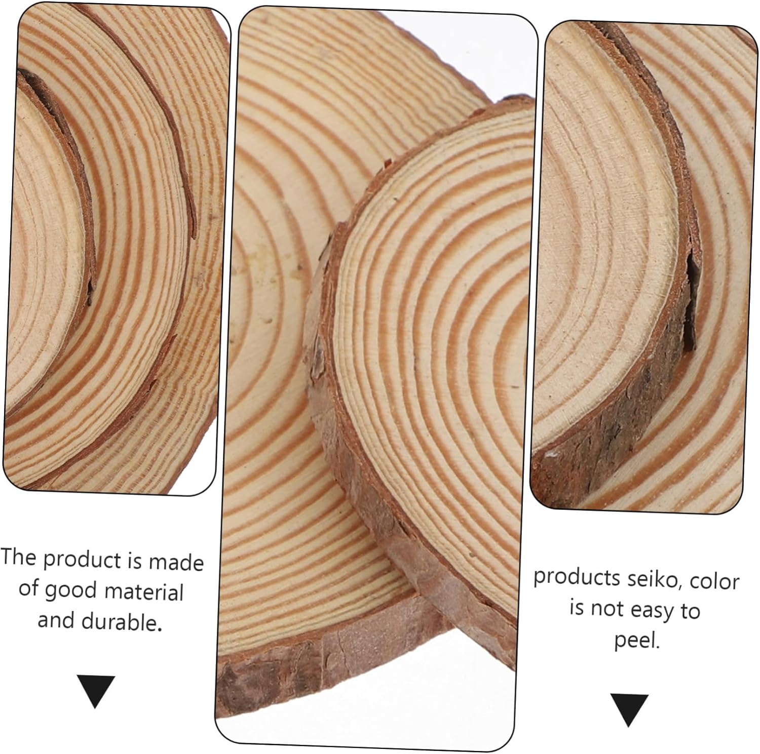 MAGICLULU 9 Pcs Wooden Coasters with Scented Candle Holders
