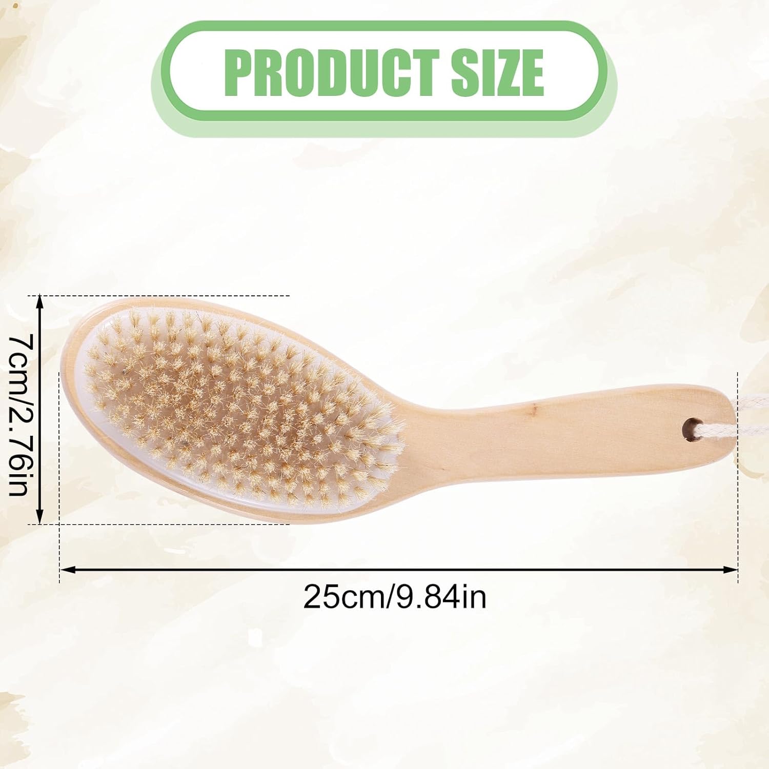 Gosknor Vegetable Brush Wooden Potato Scrubber for Kitchen Cleaning