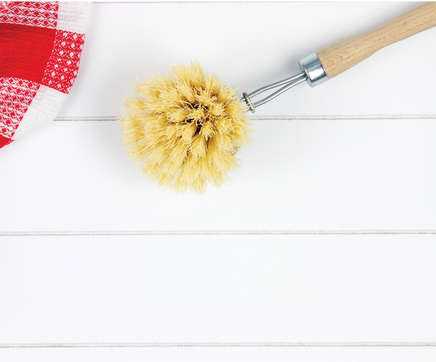 HIC Kitchen Natural Bristle Scrub Brush