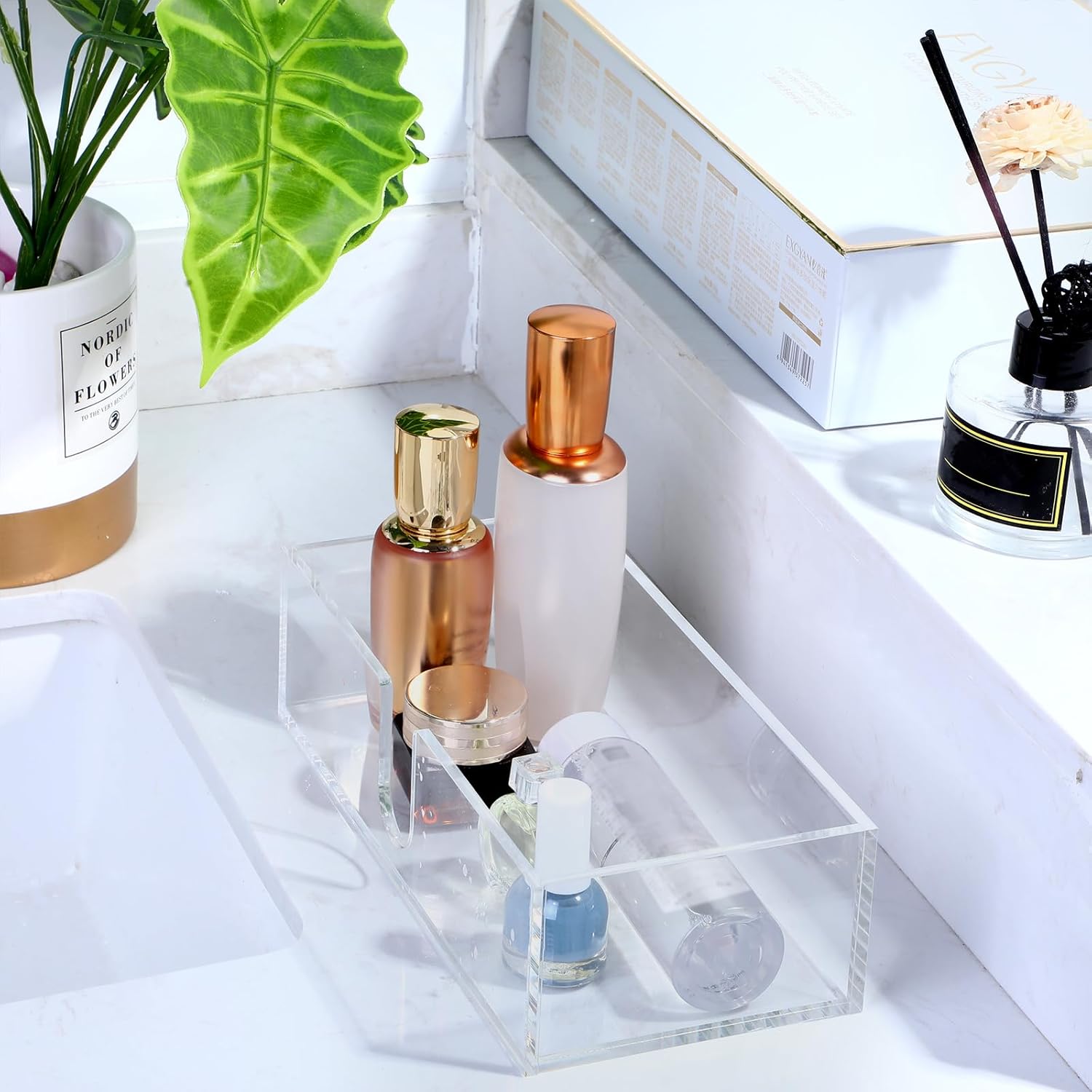Mumufy 2 Pcs Acrylic Paper Napkins Holder