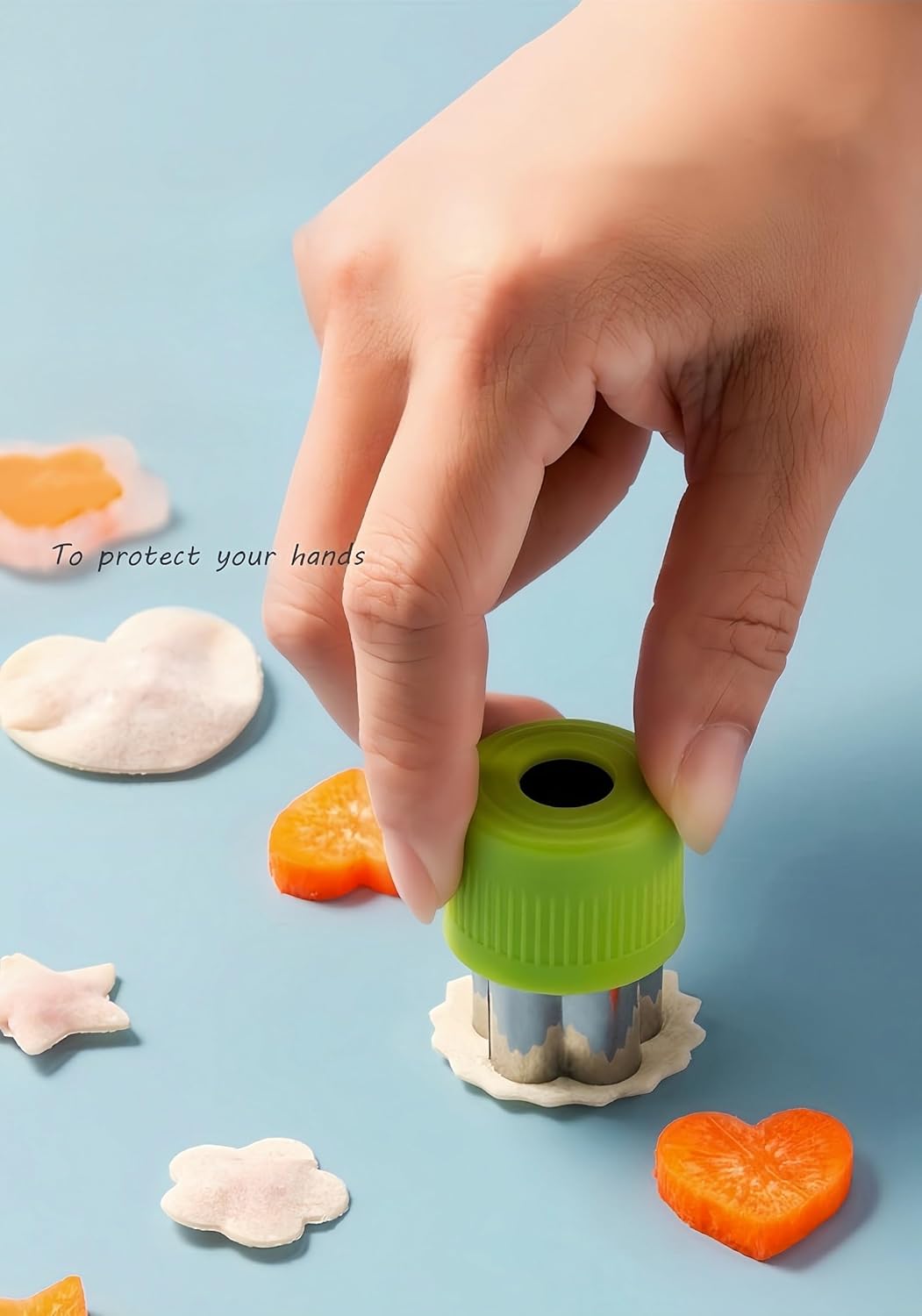zbstream 12pcs Purple Vegetable Cutter Shapes Set for Kids Baking