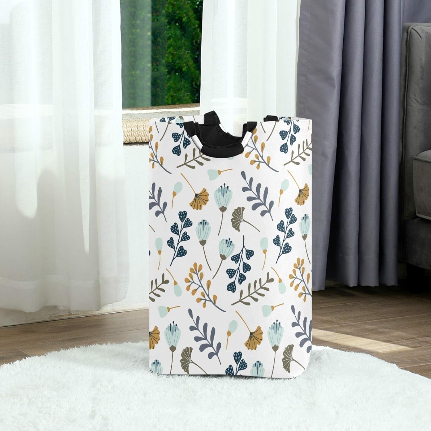 Susiyo Foldable Laundry Basket with Handles and Waterproof Design 1