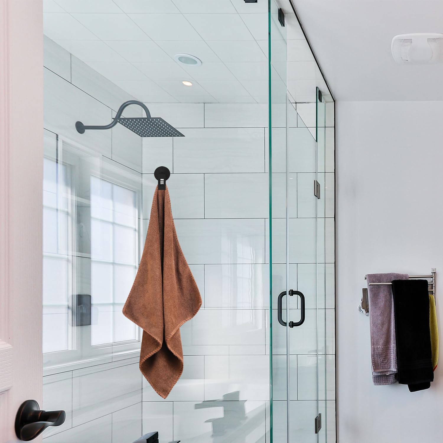 6PCS Suction Cup Shower Curtain Clips Holder for Bathroom Kitchen Refrigerator