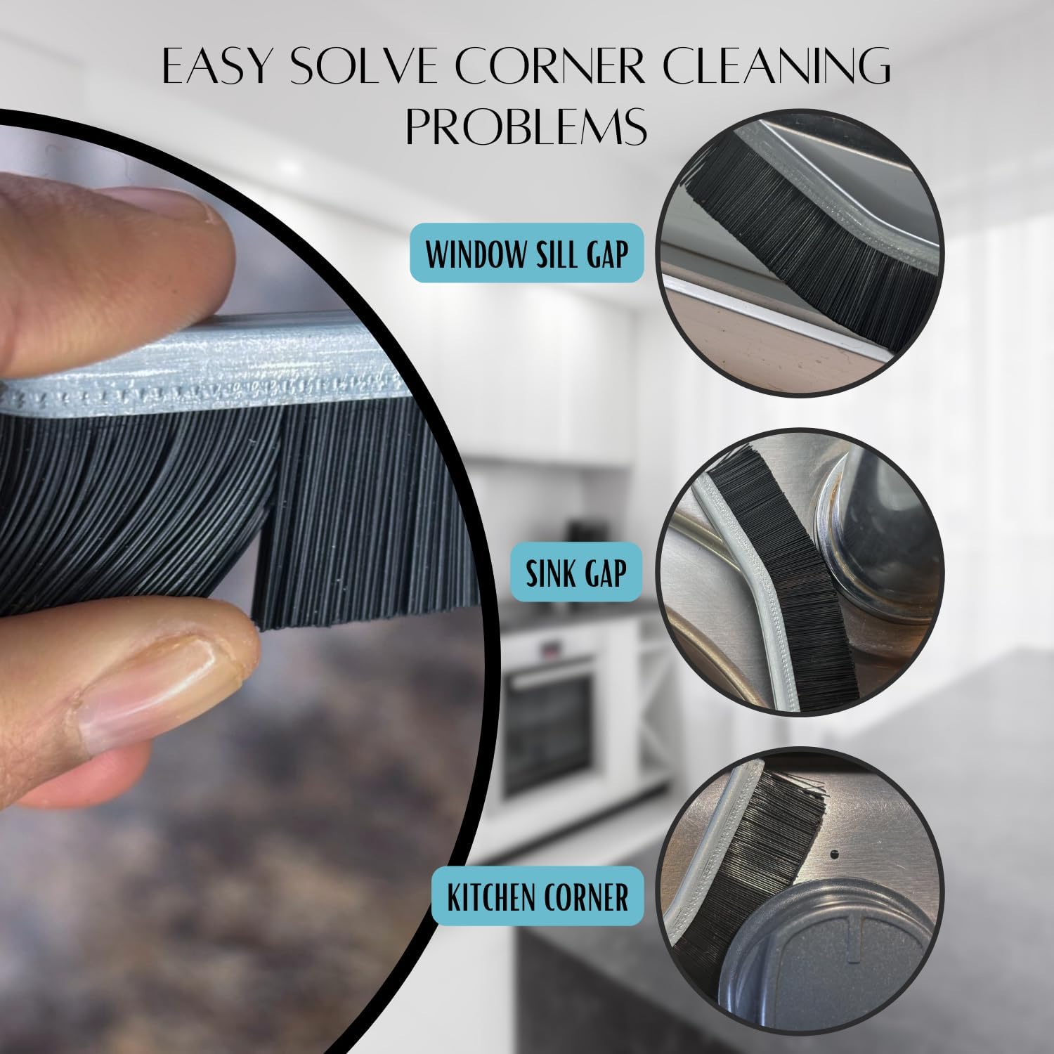 SYASCE 3Pcs Scrub Brushes for Cleaning