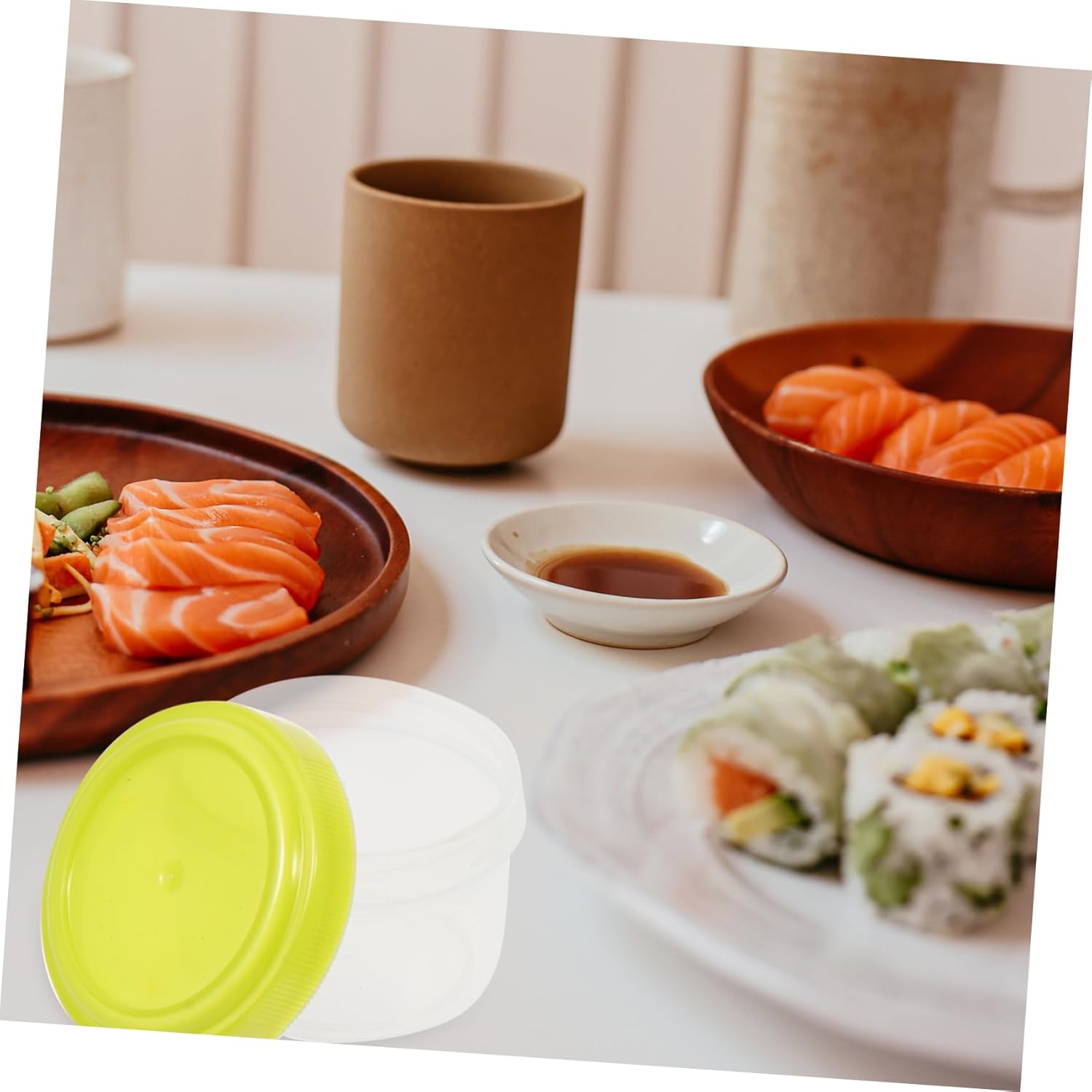 Ciieeo 12pc Set Square Sauce Bottles