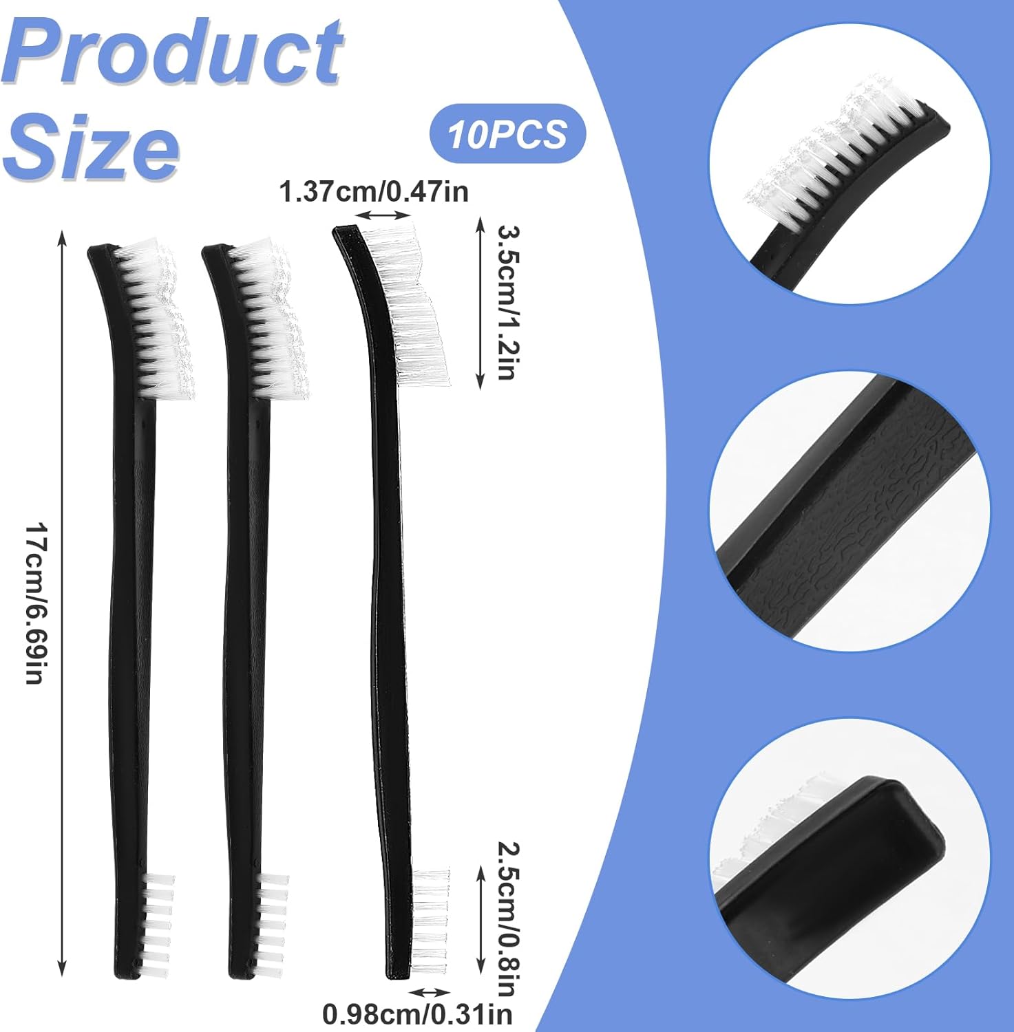 Cobee 20Pcs Double-Ended Cleaning Brushes Set
