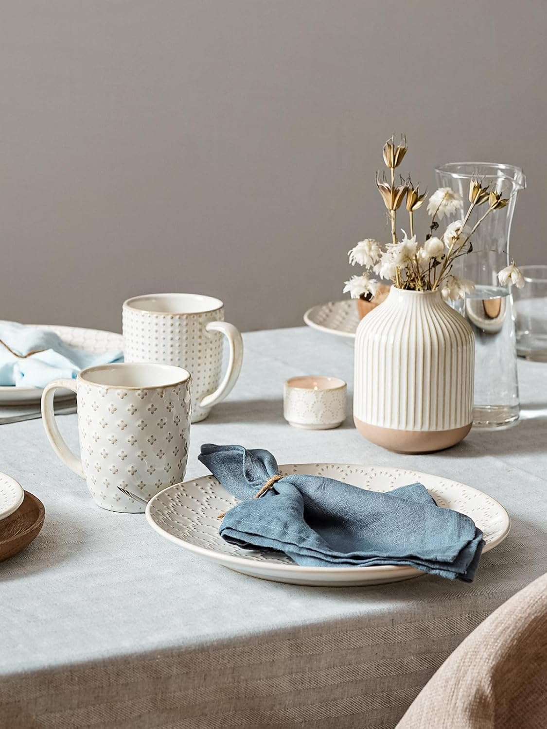 LE TAUCI 16 Piece Dinnerware Set Arctic White