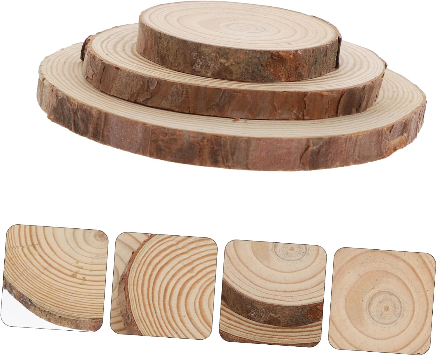 MAGICLULU 9 Pcs Wooden Coasters with Scented Candle Holders