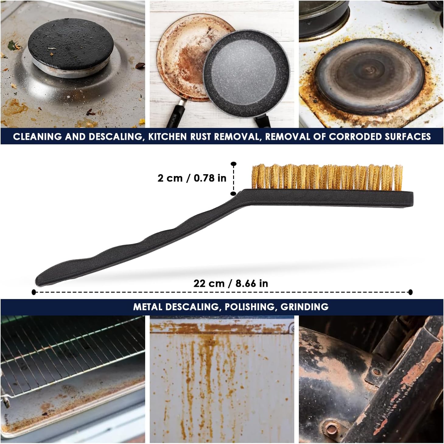 wewnen 4PCS Crevice Cleaning Brush Set