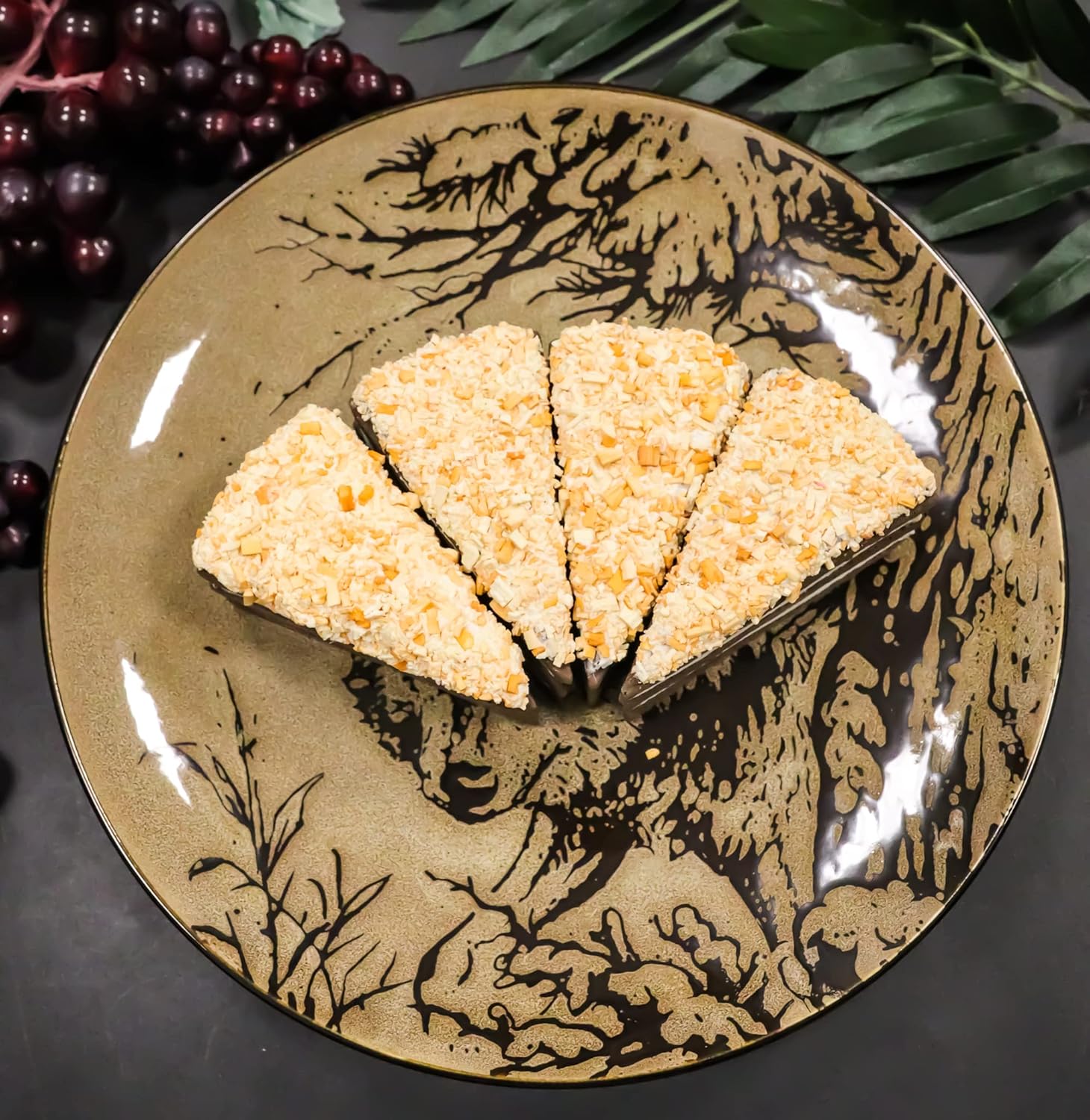 Ebros Gift Rustic Gray Wolf Dinnerware Set