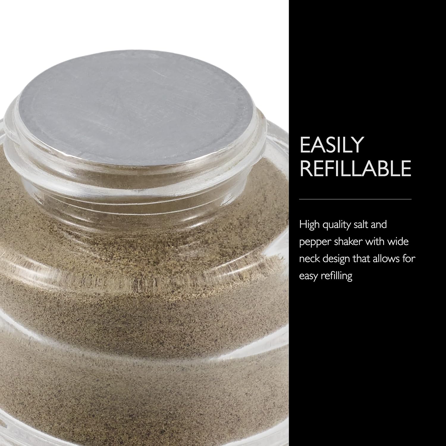 Cole Mason Bray Salt Pepper Shaker Set - Clear