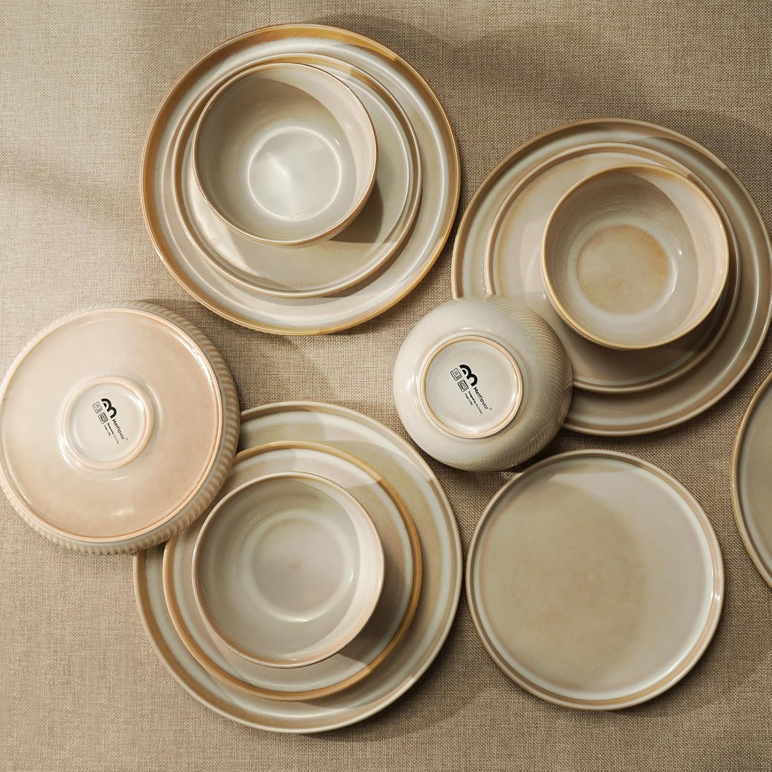 Metflavor Earthsong Dinnerware Set 24-Piece