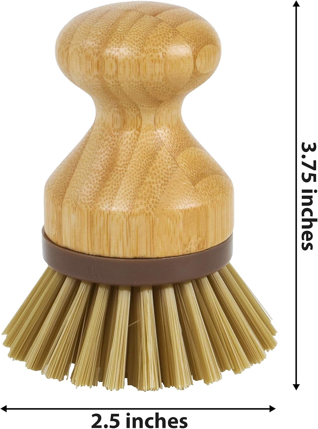 Bamboo Naturals Mini Scrub Brush Eco-Friendly Kitchen Tool 1
