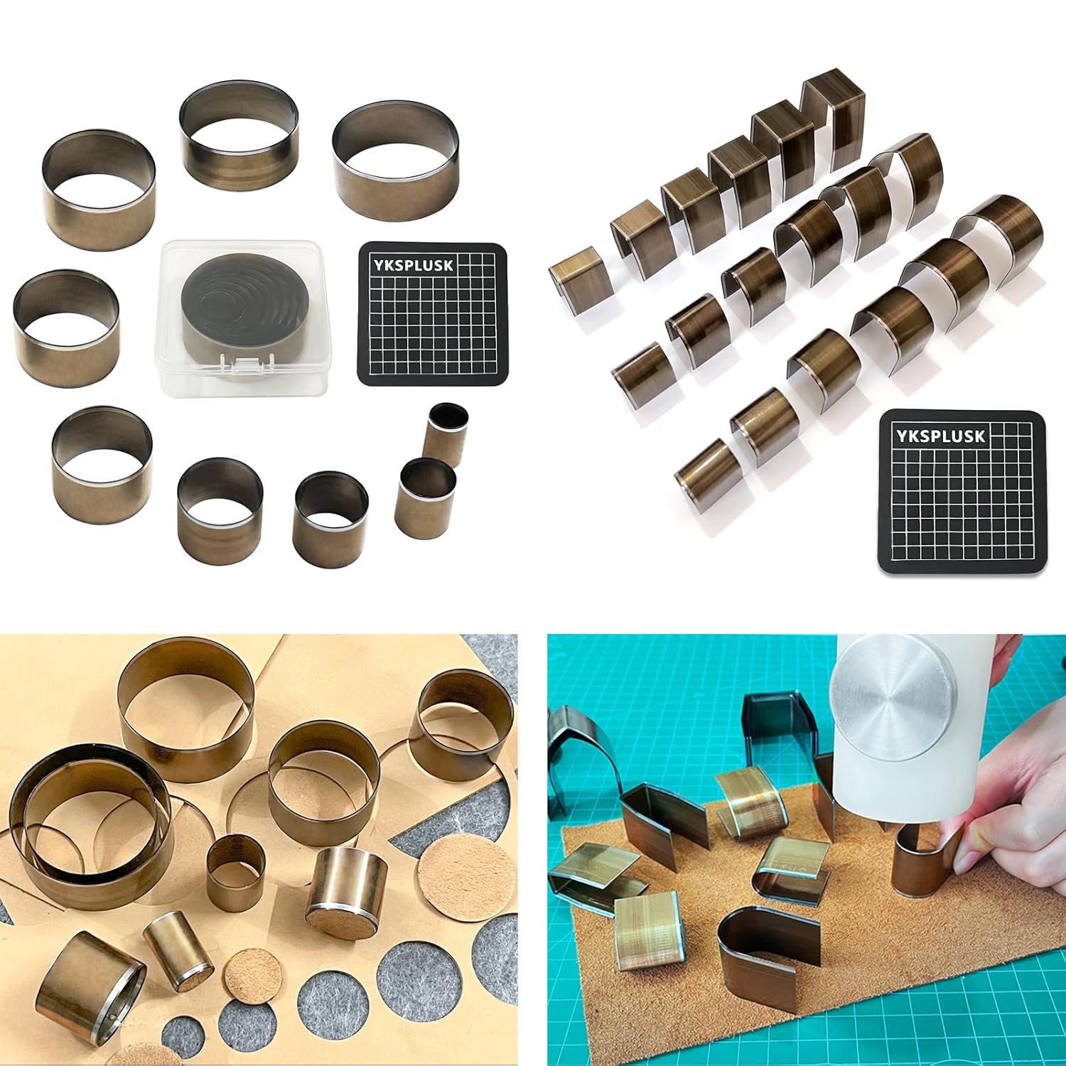YKSPLUSK 27-Piece Leather Punch Tools Set for DIY Crafts