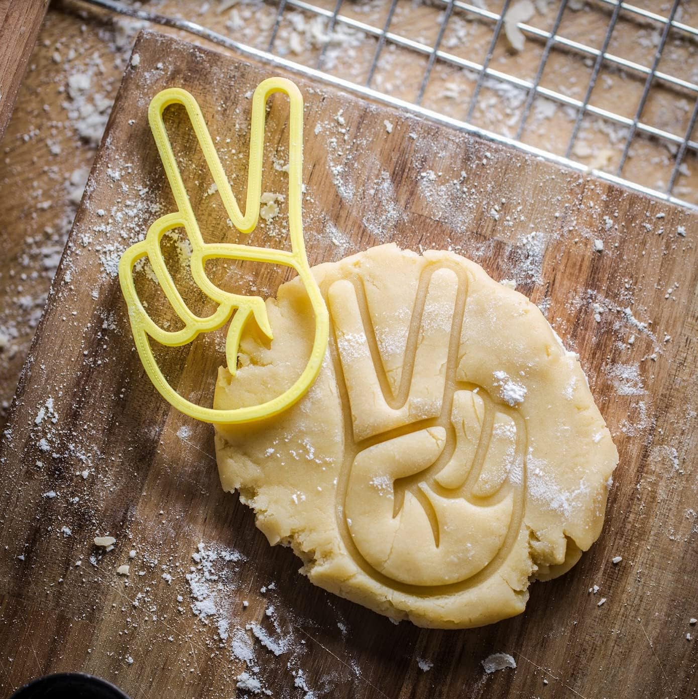 9cm Peace Cookie Cutter for Baking Crafting