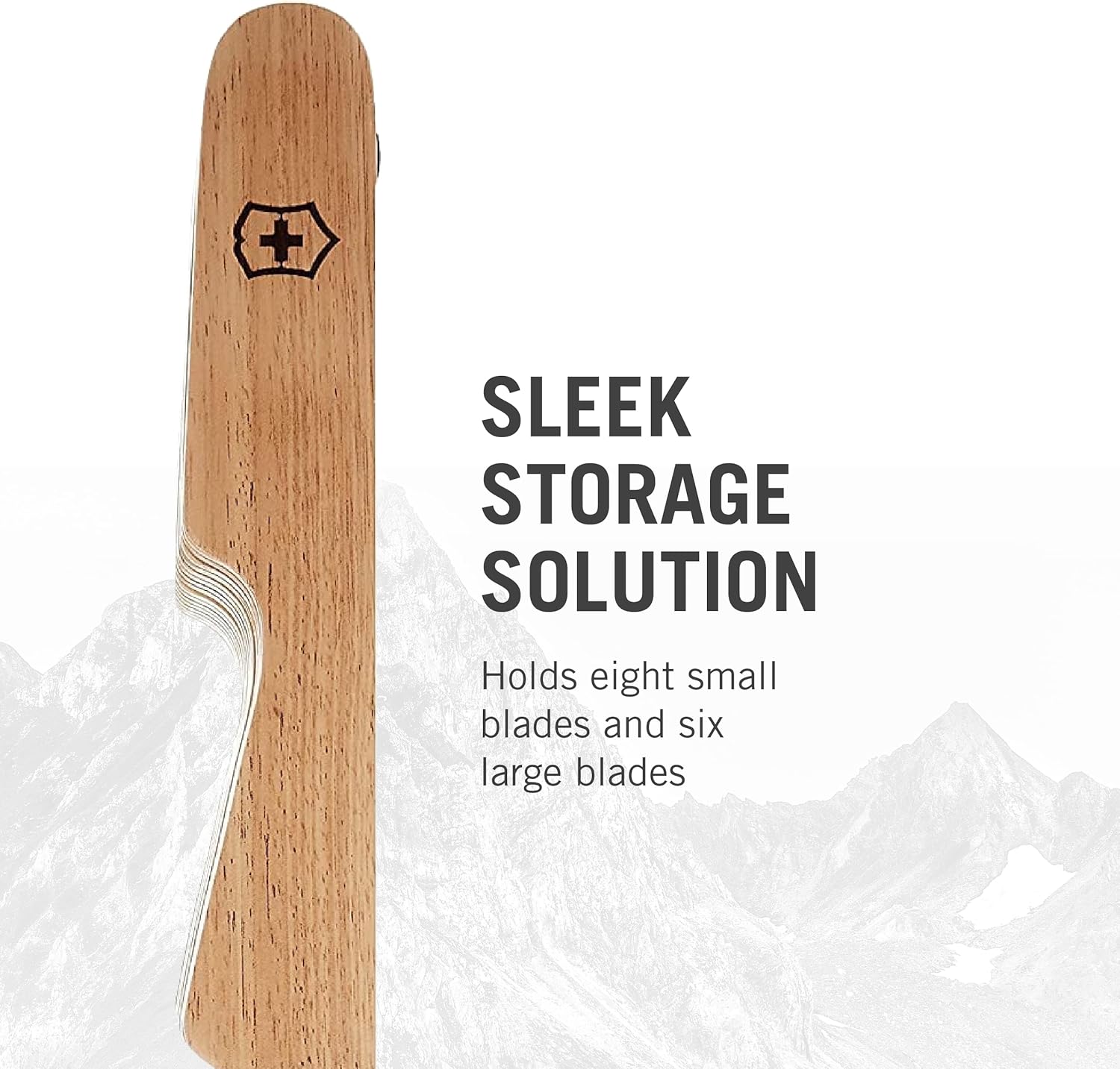 Victorinox 14-Slot Knife Drawer Organizer Natural Wood